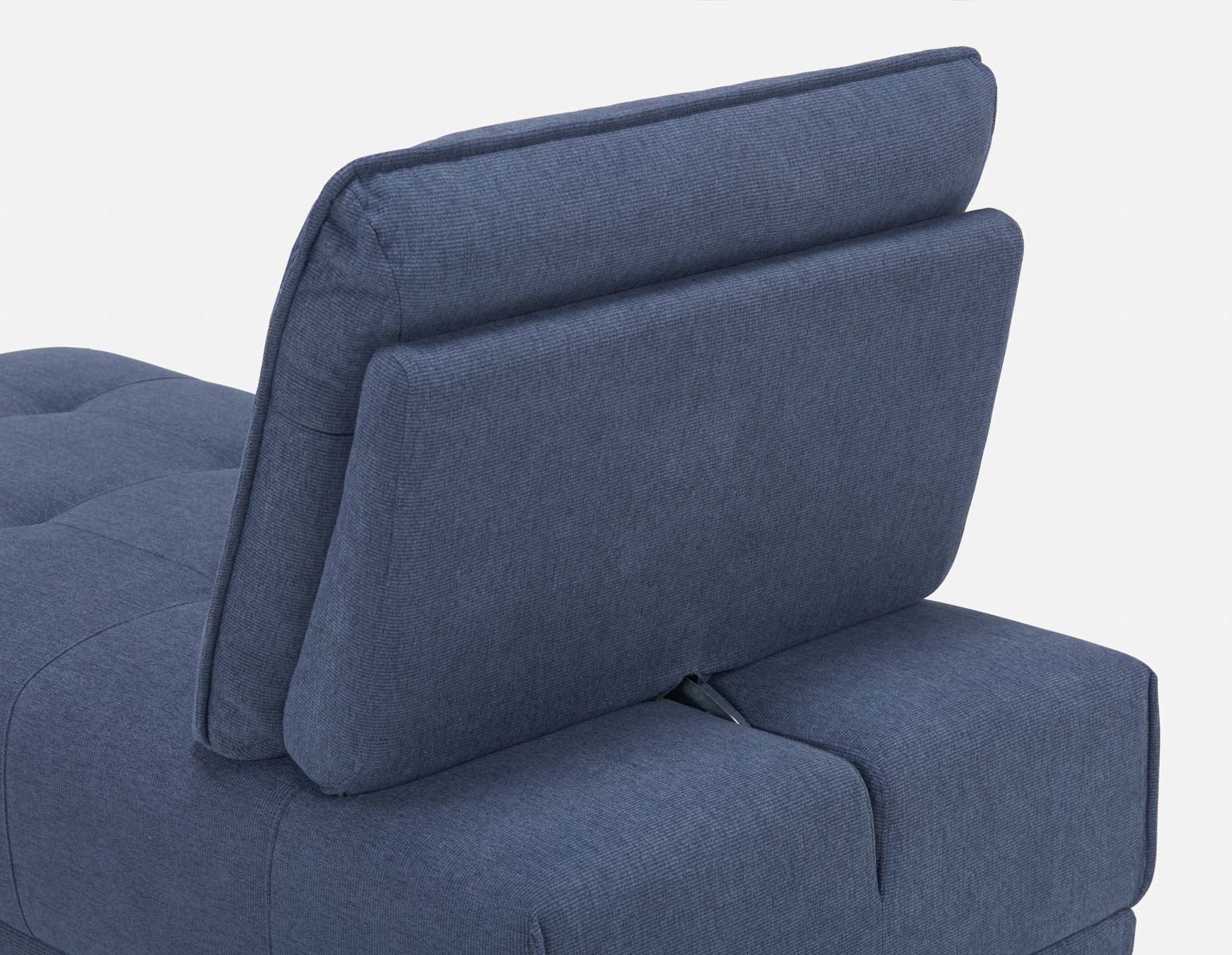 SIMON modern contemporary lounger with adjustable backrest undefined