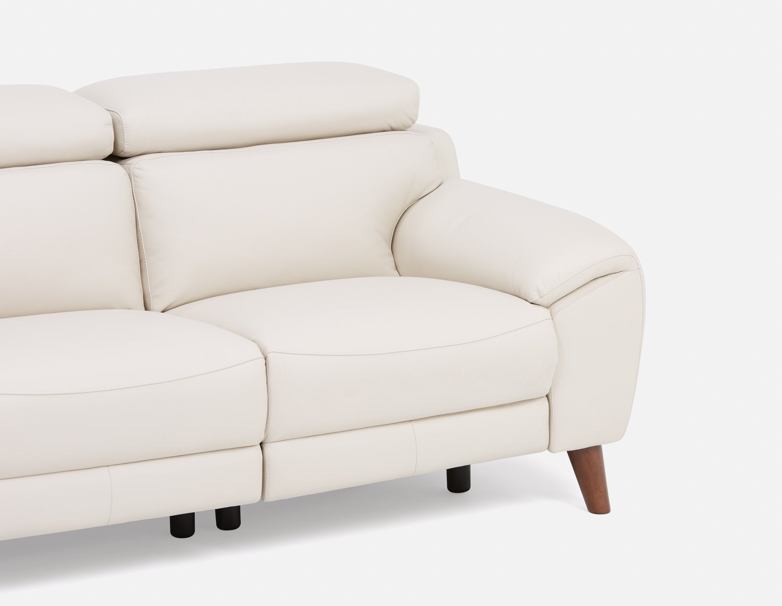 NILLIE causeuse contemporaine 100% cuir inclinable undefined