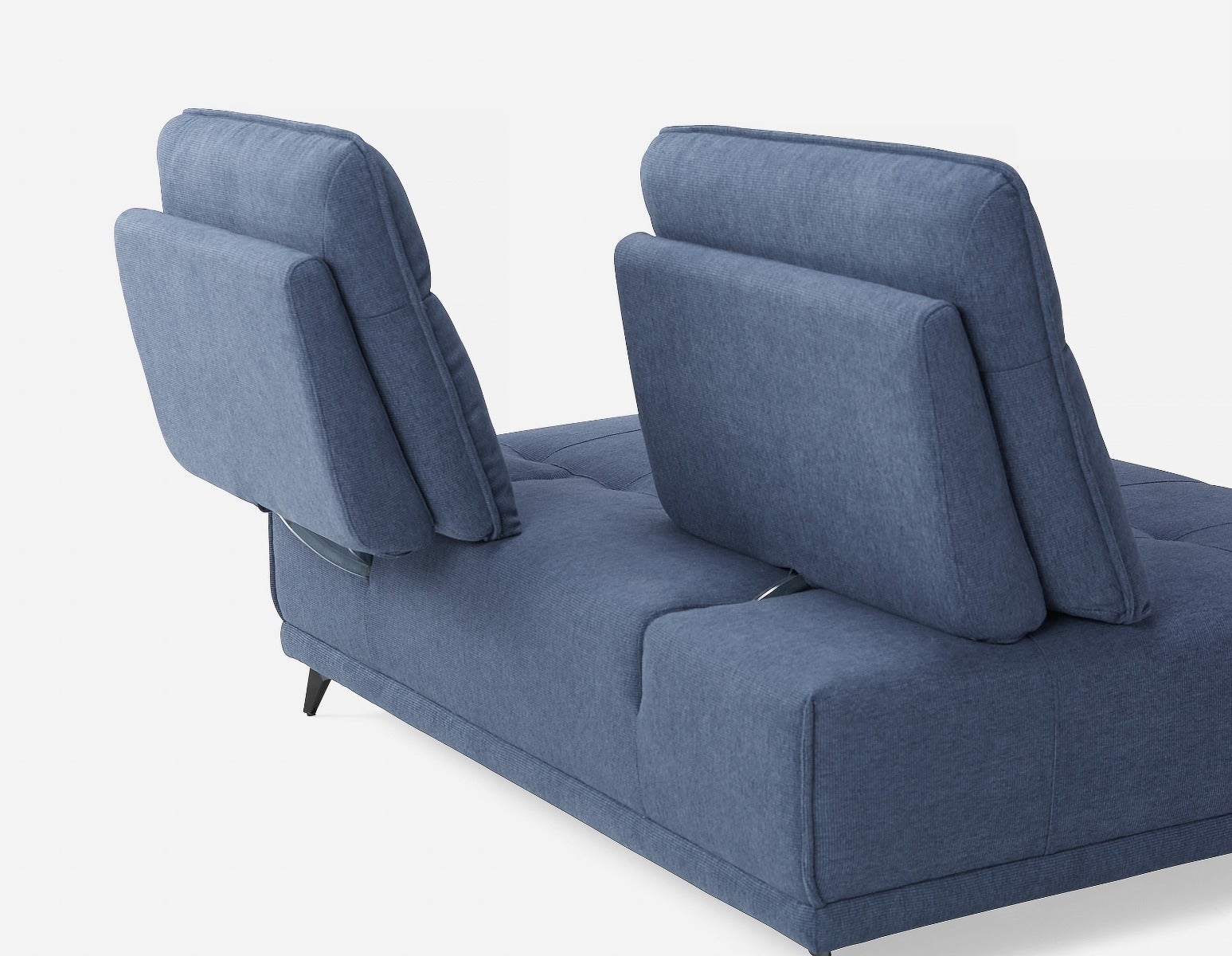 SIMON modern contemporary armless loveseat with adjustable backrest undefined
