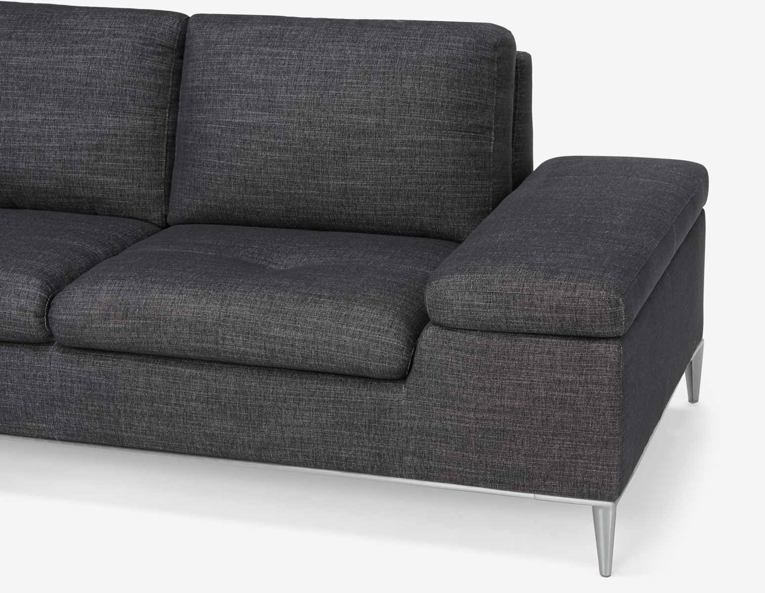 ANDREW left-facing sectional sofa in performance fabric undefined