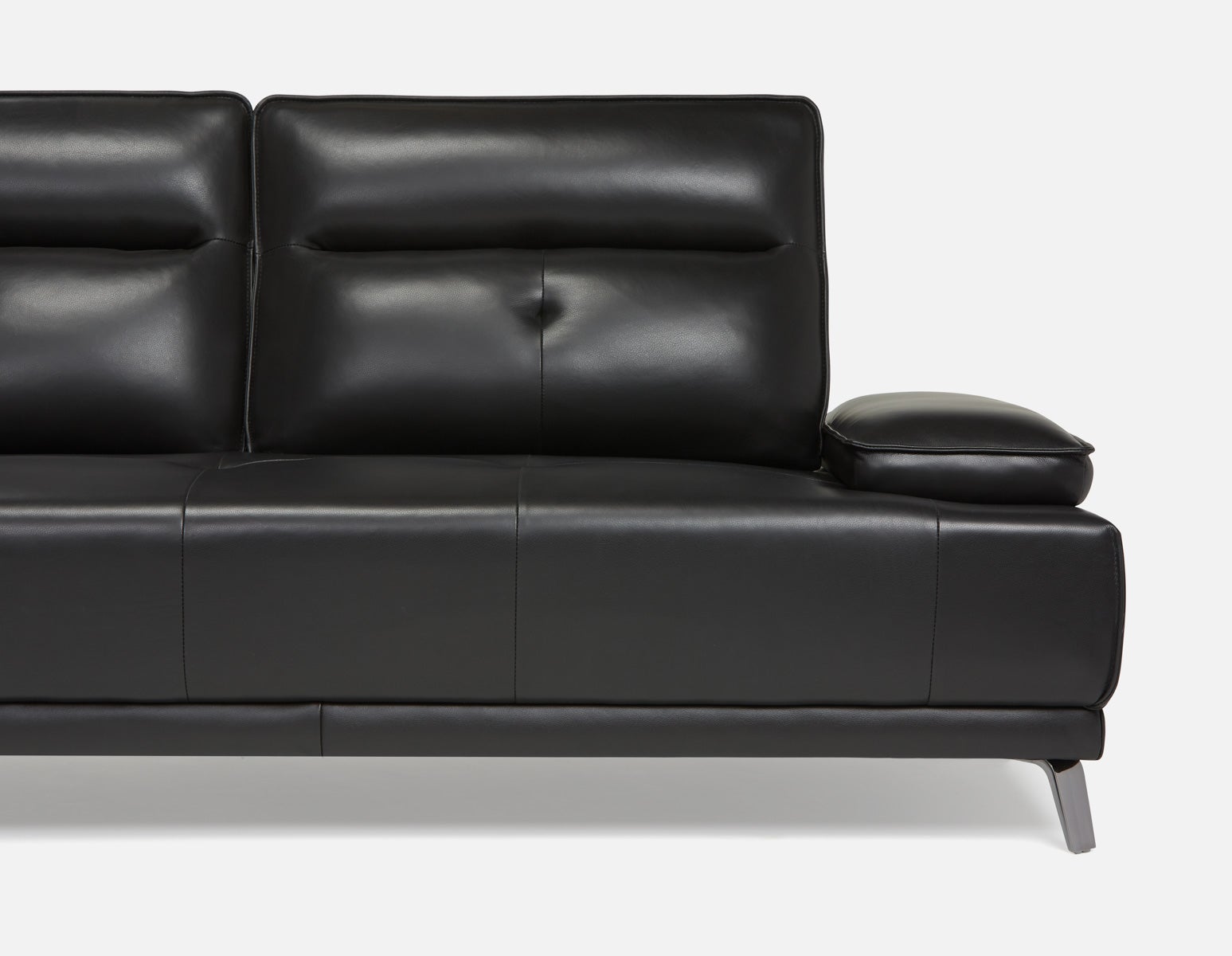 ANGKOR left-facing leather sectional sofa undefined