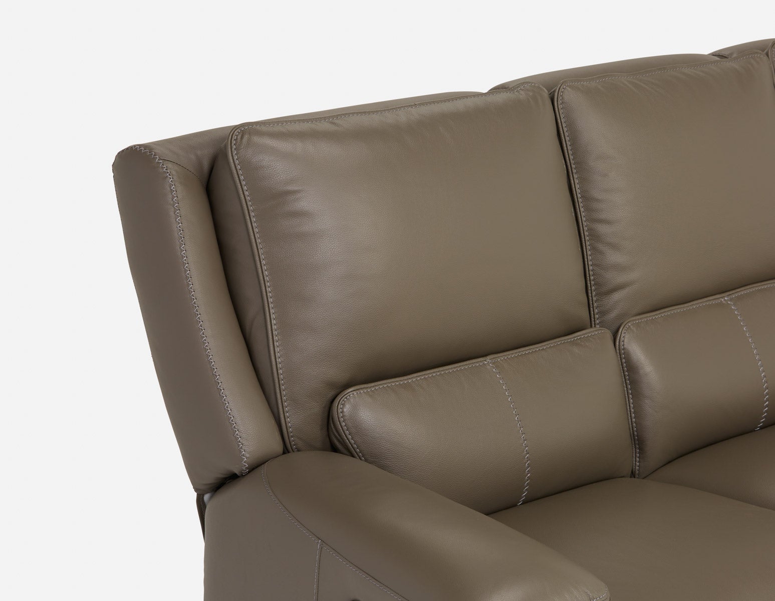 FAOUZI canapé inclinable en cuir contemporain undefined