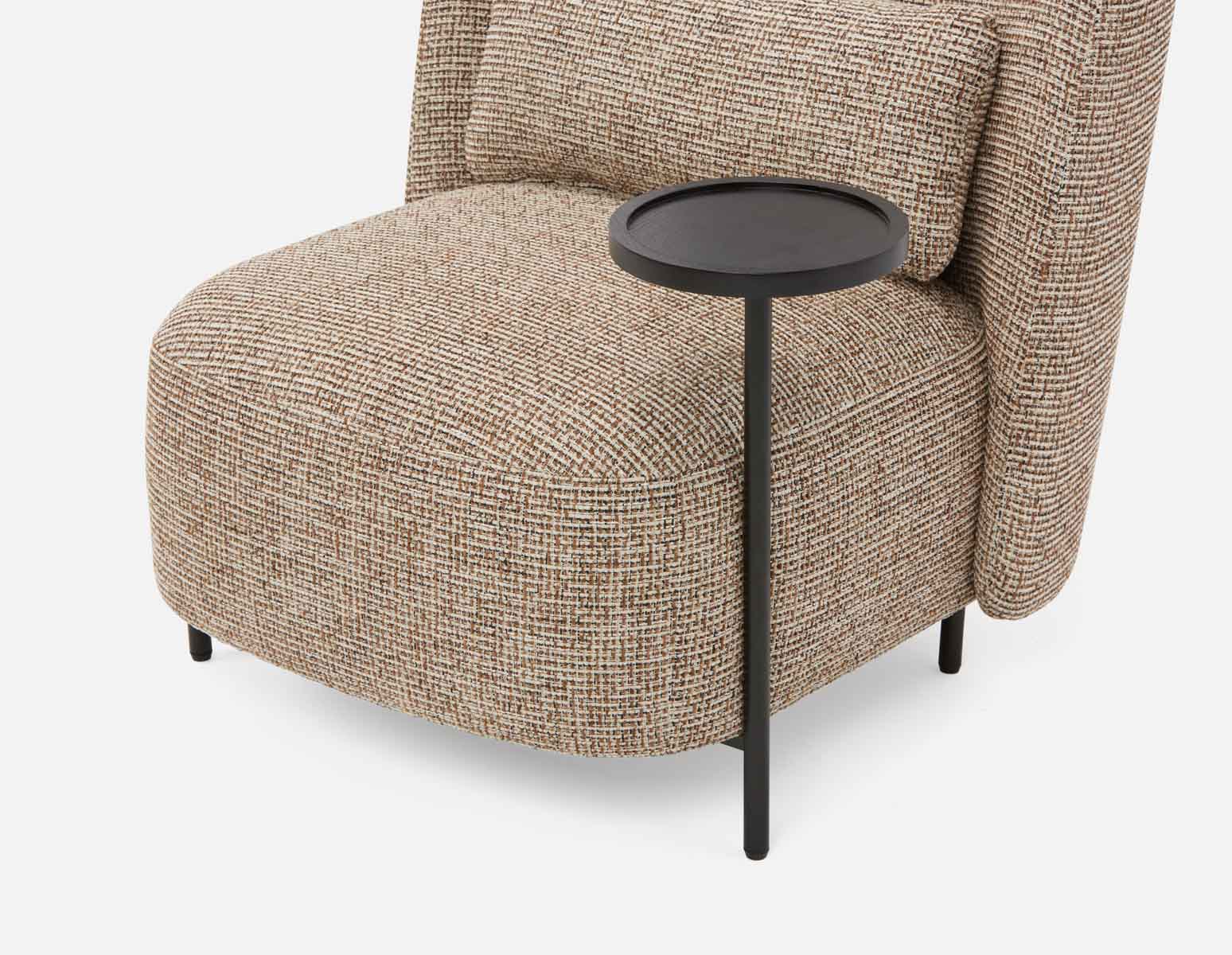 STIOLO accent chair with interchangeable drink stand undefined