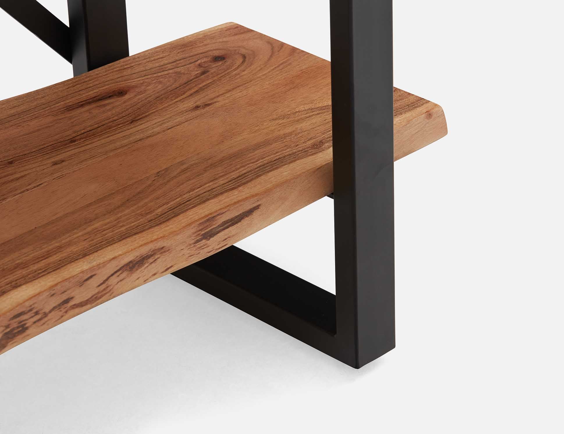 RENO acacia wood 5-tier bookcase undefined