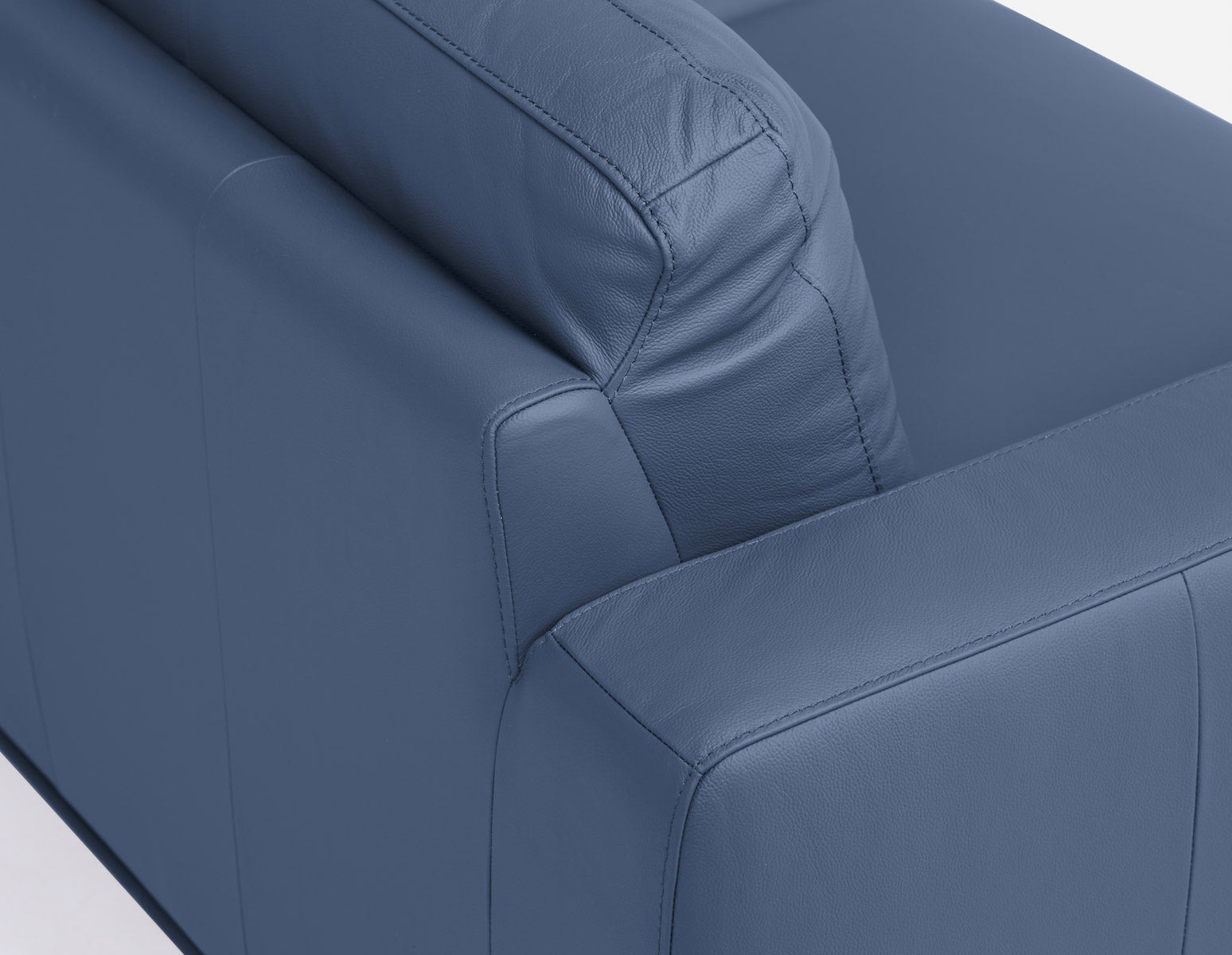 BETTA 100% leather mid century sofa undefined
