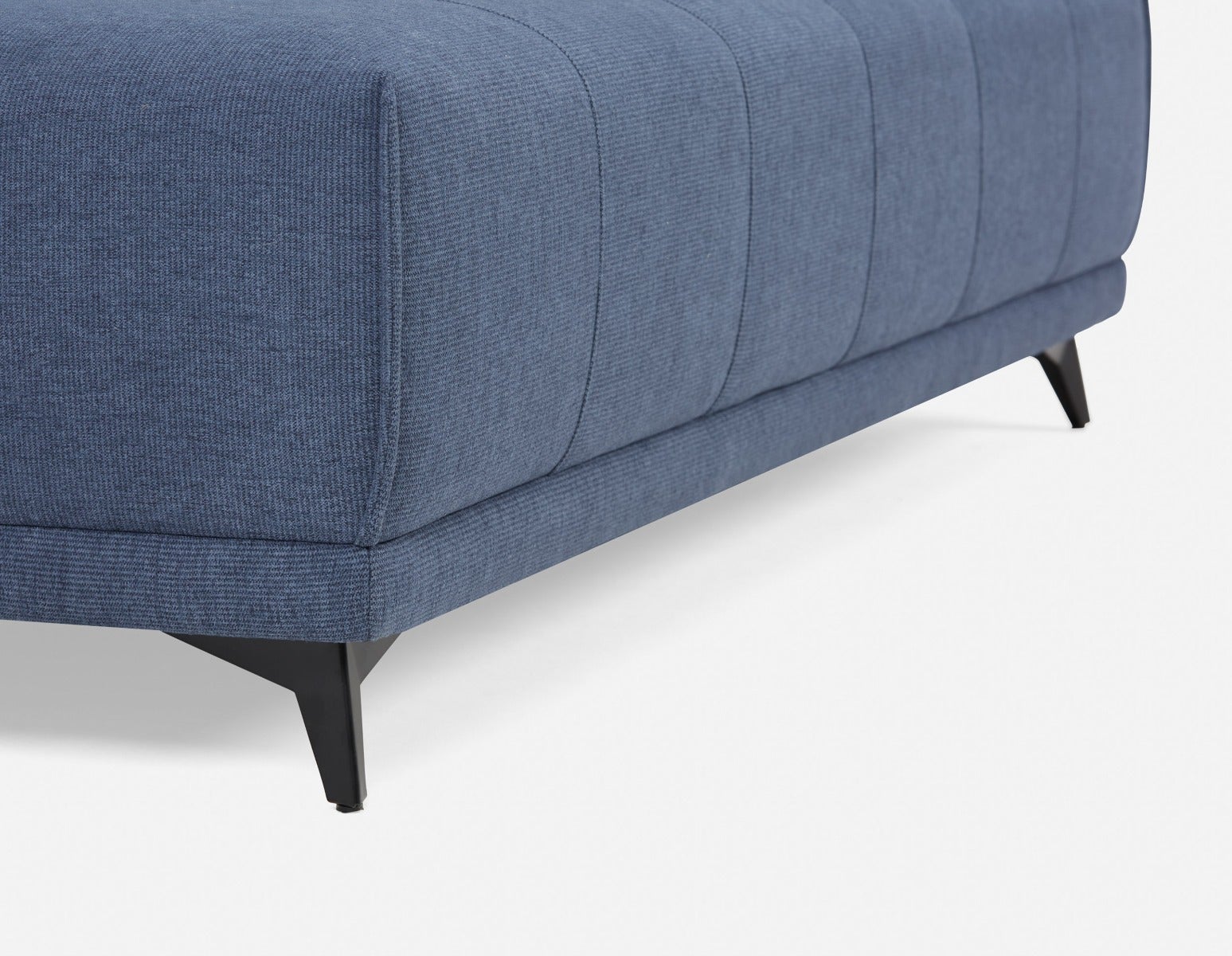 SIMON modern contemporary armless loveseat with adjustable backrest undefined