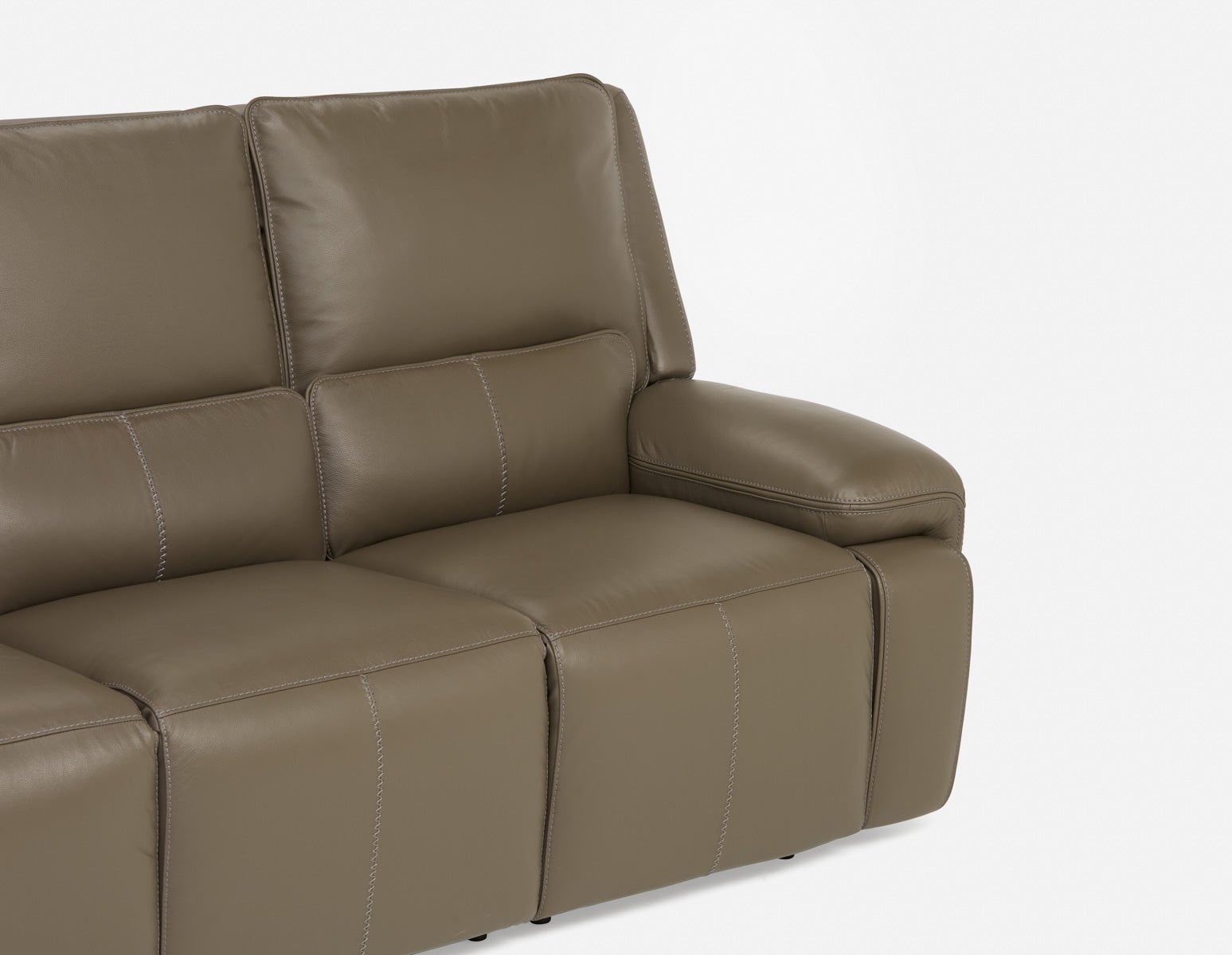 FAOUZI canapé inclinable en cuir contemporain undefined