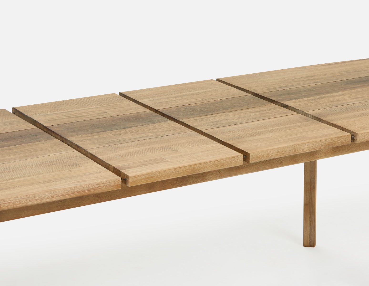DALTON rustic farmhouse extendable acacia wood dining table 180cm undefined