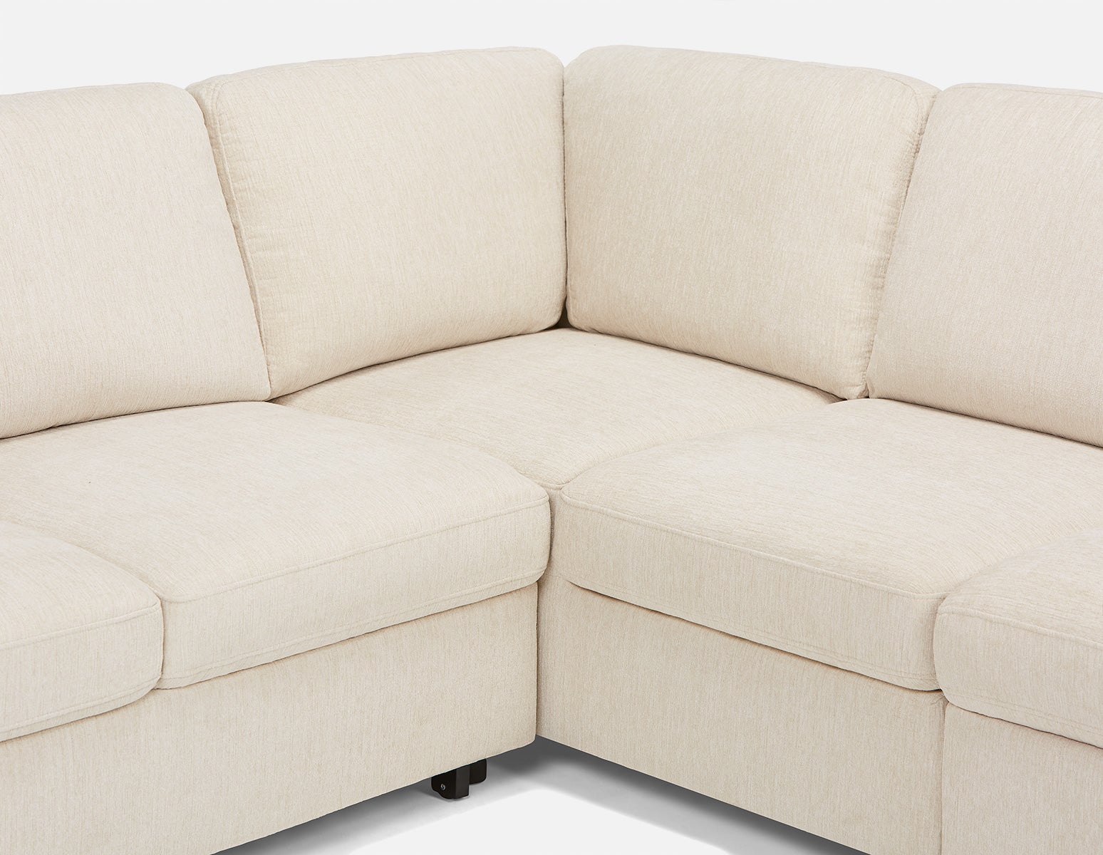 DELPHINE traditional right-facing sectional sofa-bed with storage undefined