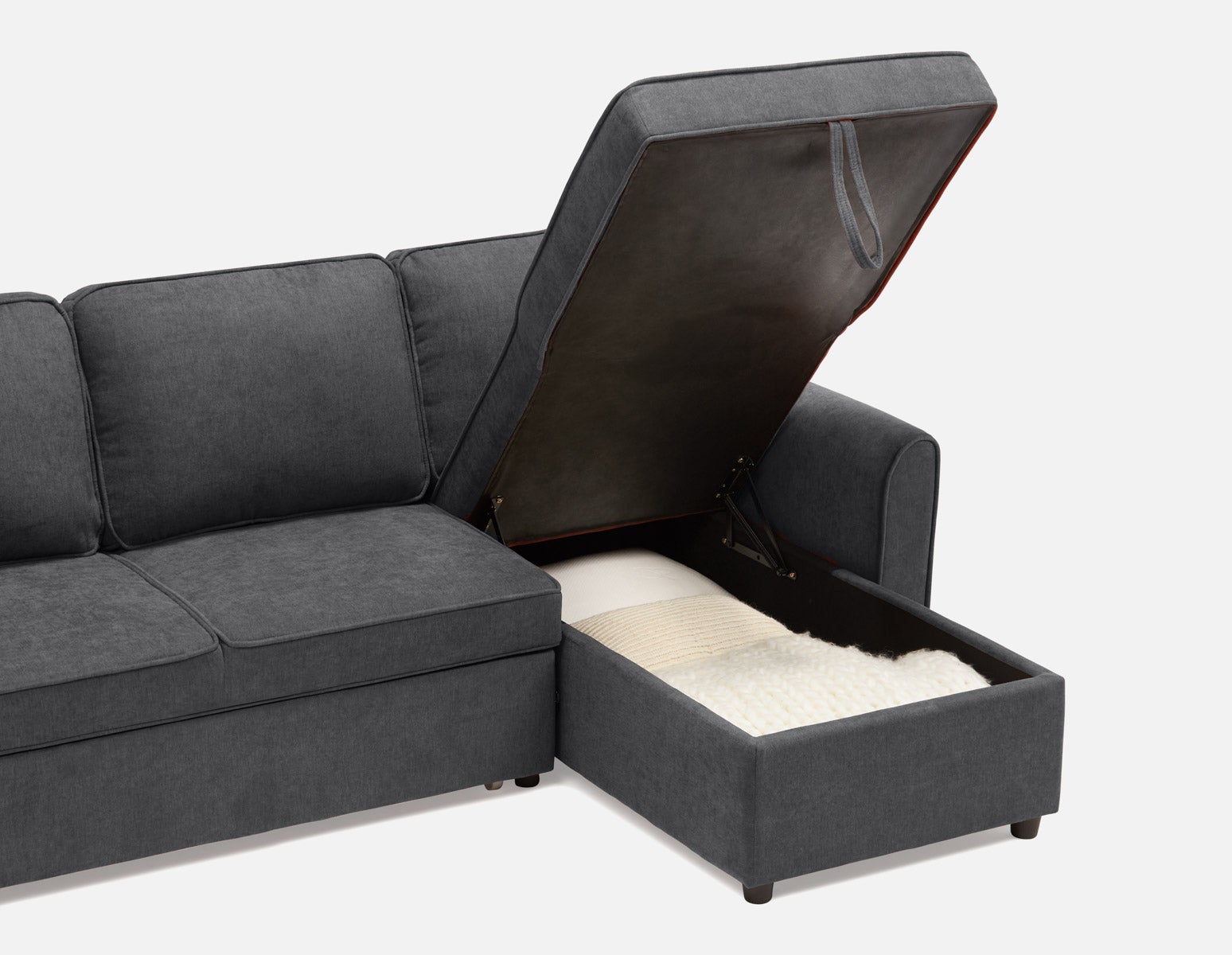 ALEX modern interchangeable sectional sofa-bed with storage undefined