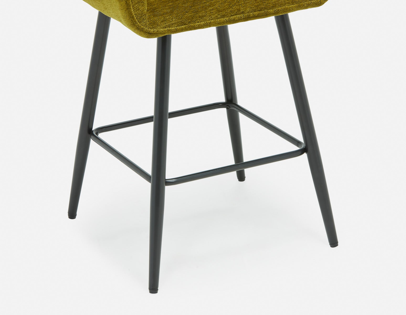 RALPH mid-century upholstered counter stool 66cm undefined