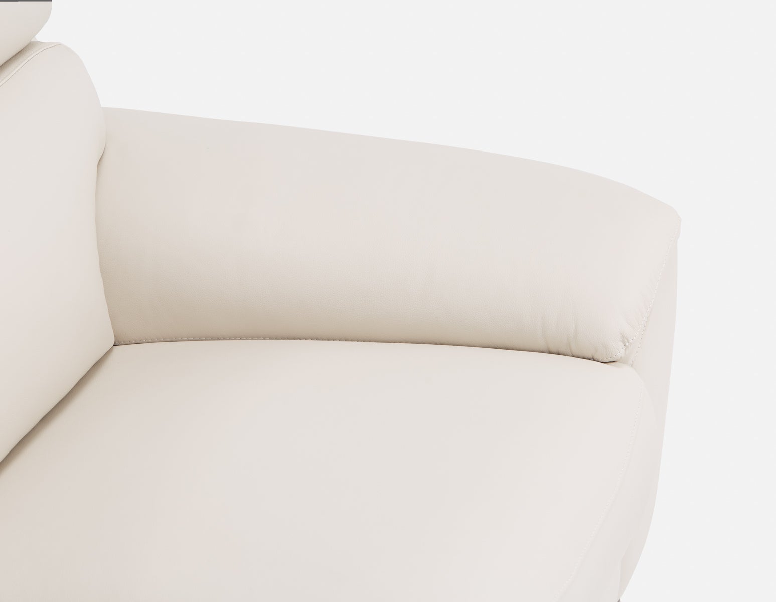 NILLIE causeuse contemporaine 100% cuir inclinable undefined