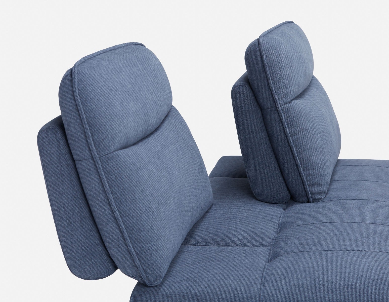 SIMON modern contemporary armless loveseat with adjustable backrest undefined