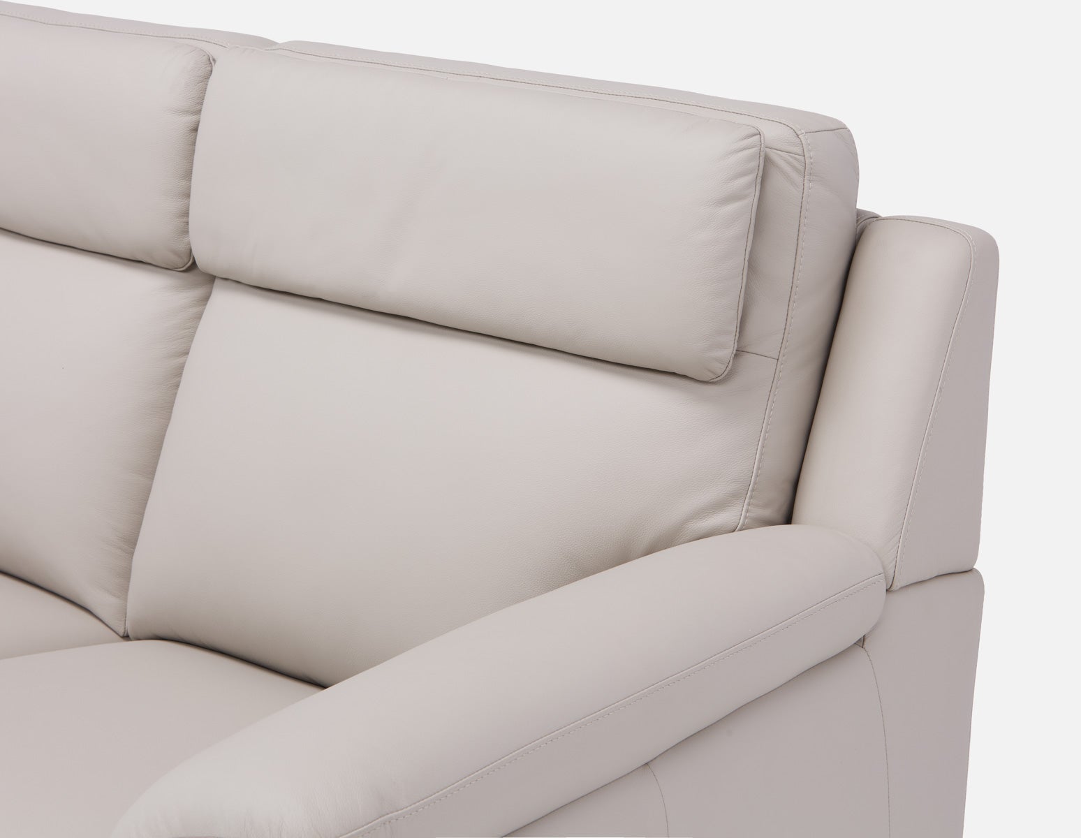 GIRONA 100% leather power reclining left-facing sectional sofa undefined