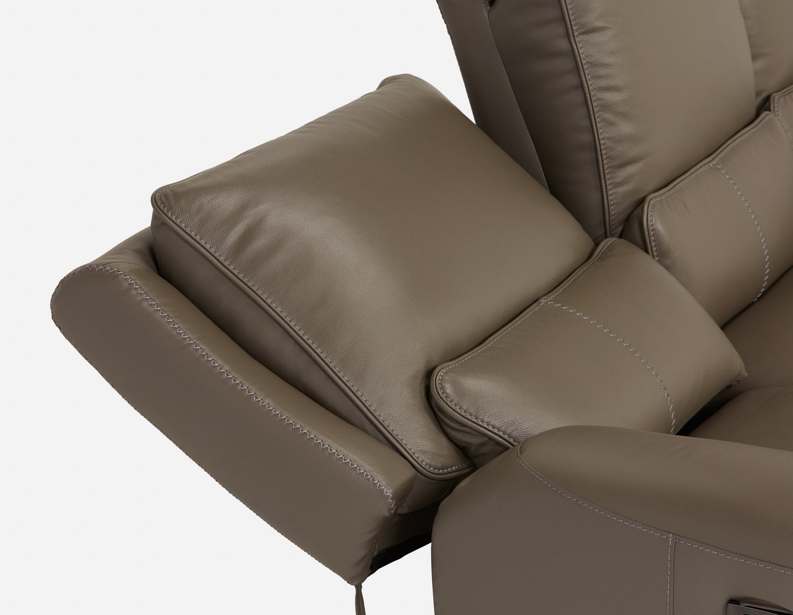FAOUZI canapé inclinable en cuir contemporain undefined
