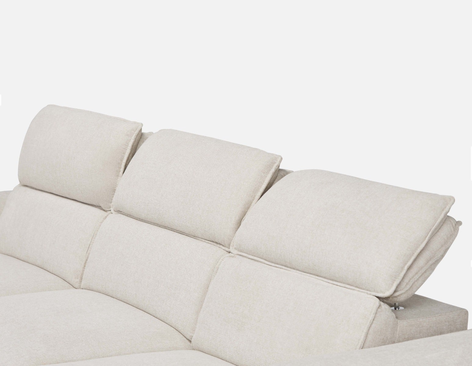 ODETTE contemporary left-facing sectional sofa-bed with storage undefined