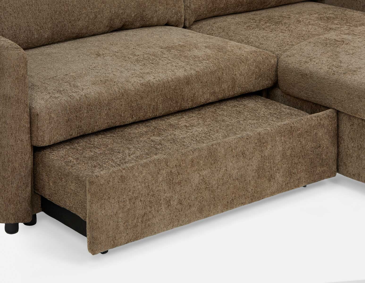 JANICE modern interchangeable storage sectional sofa-bed undefined