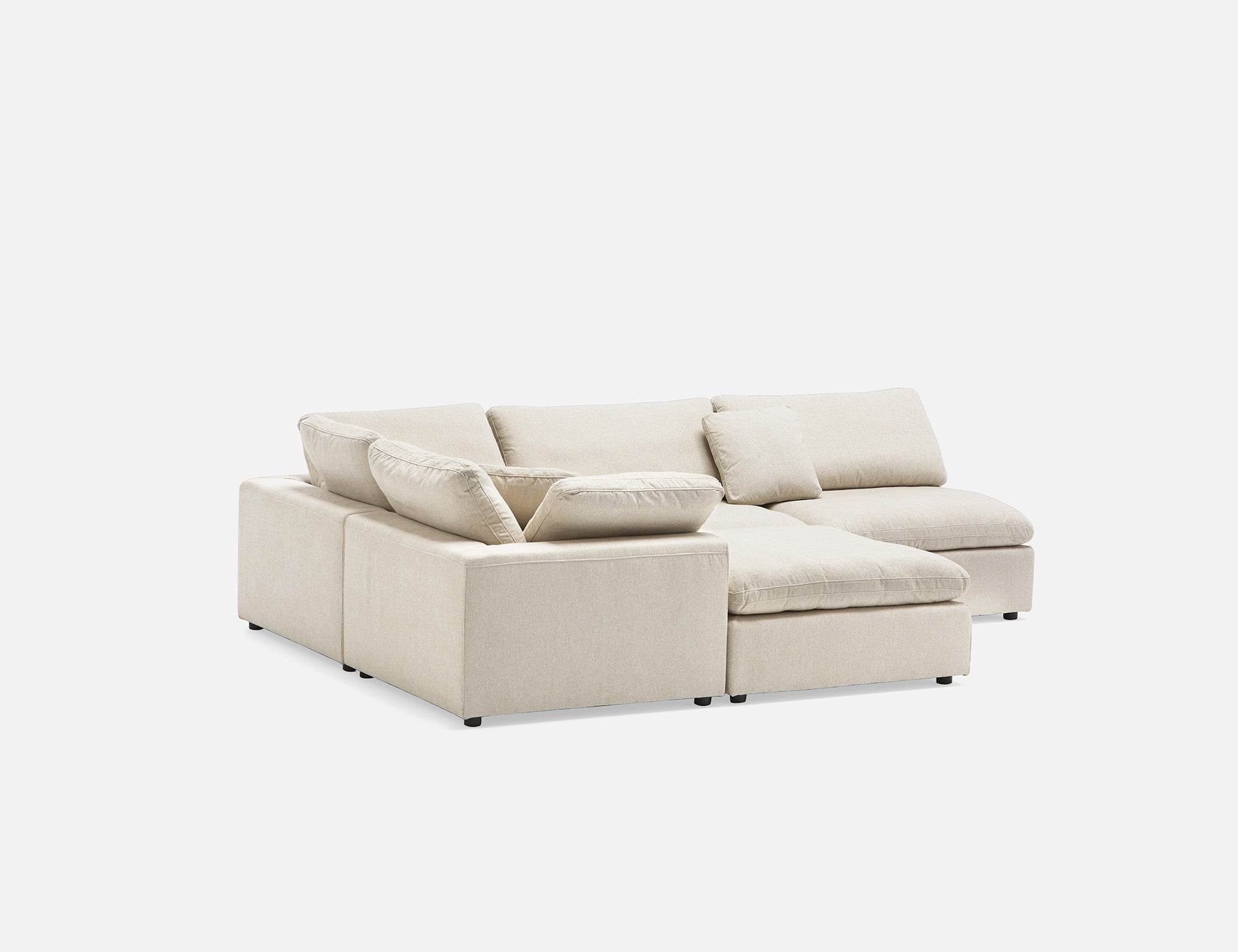 SOFT contemporary 5-pc modular sectional sofa undefined