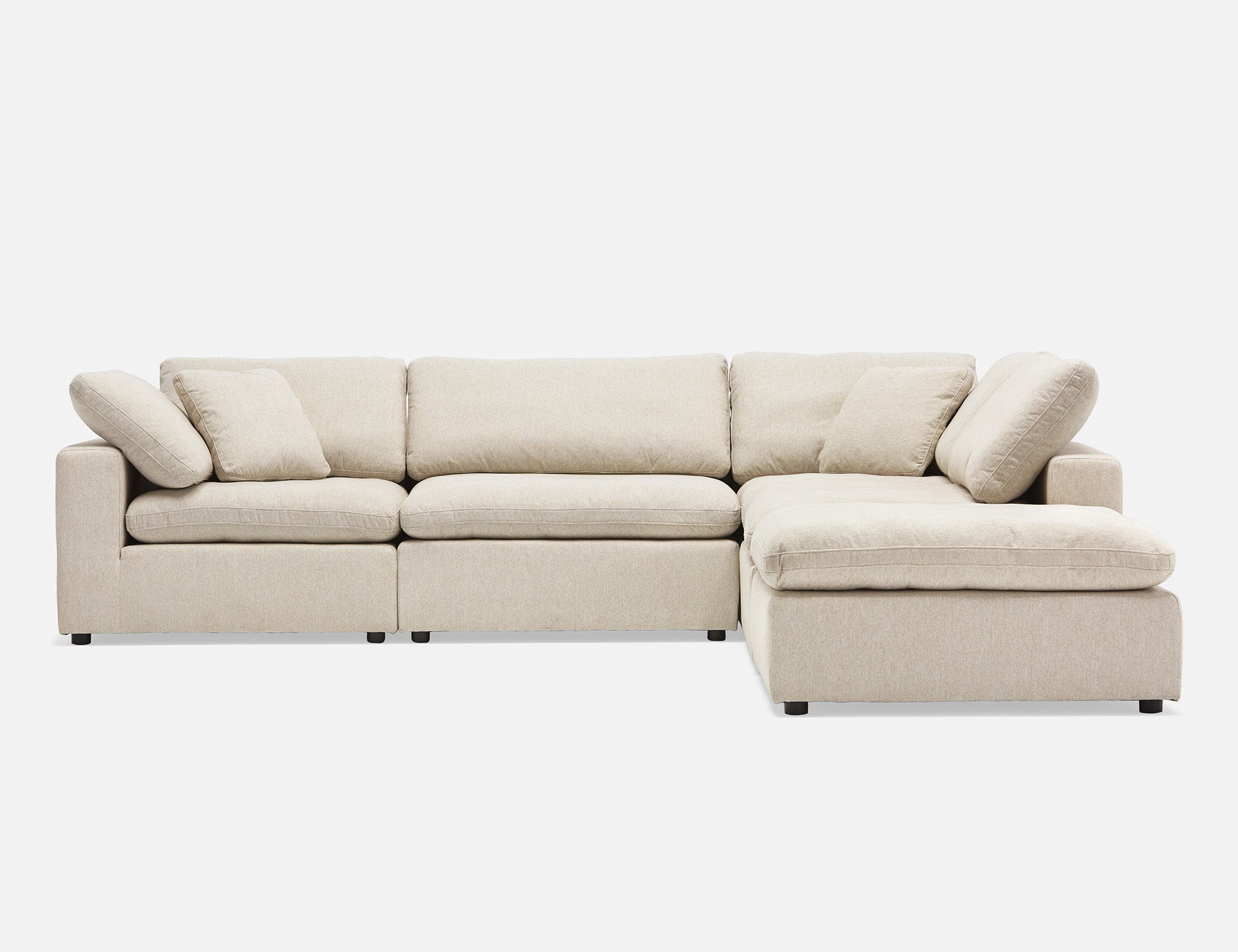 SOFT contemporary 5-pc modular sectional sofa undefined