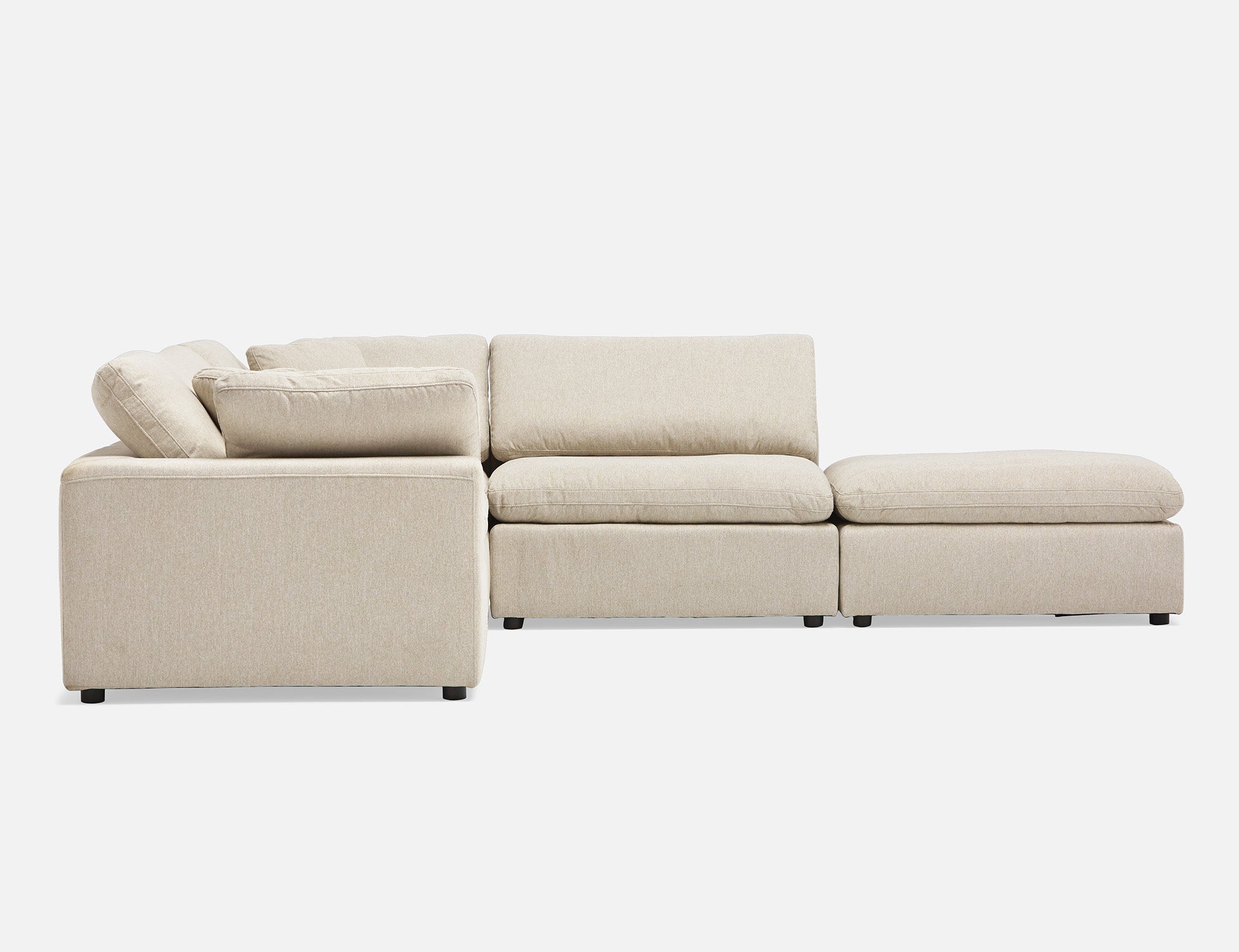 SOFT contemporary 5-pc modular sectional sofa undefined