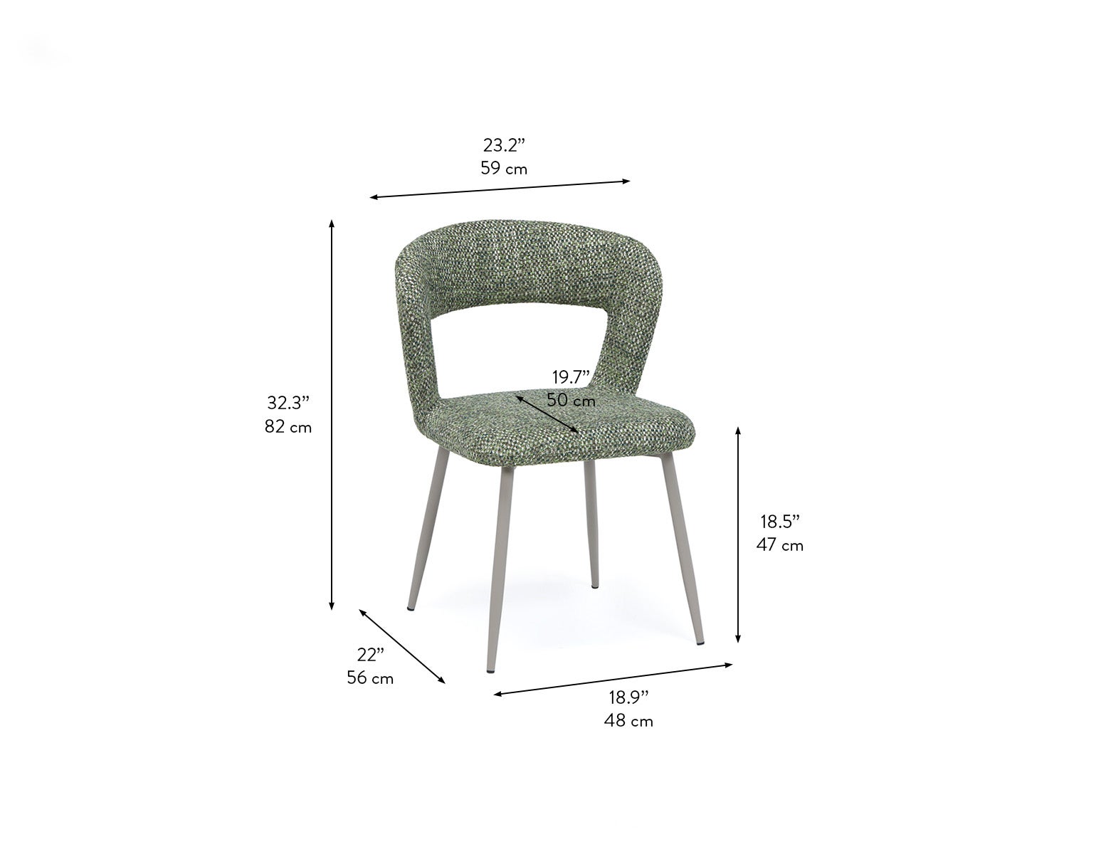 KIRIL modern contemporary dining chair undefined