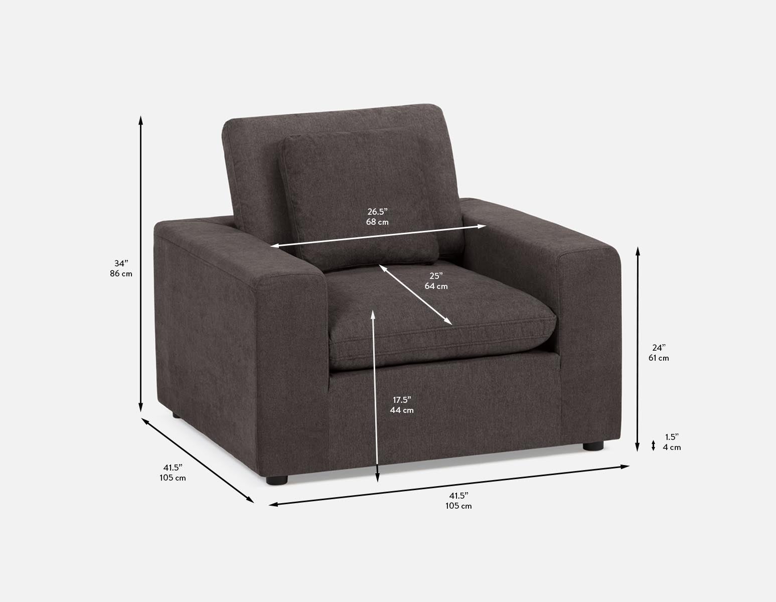 SOFT fauteuil style moderne undefined