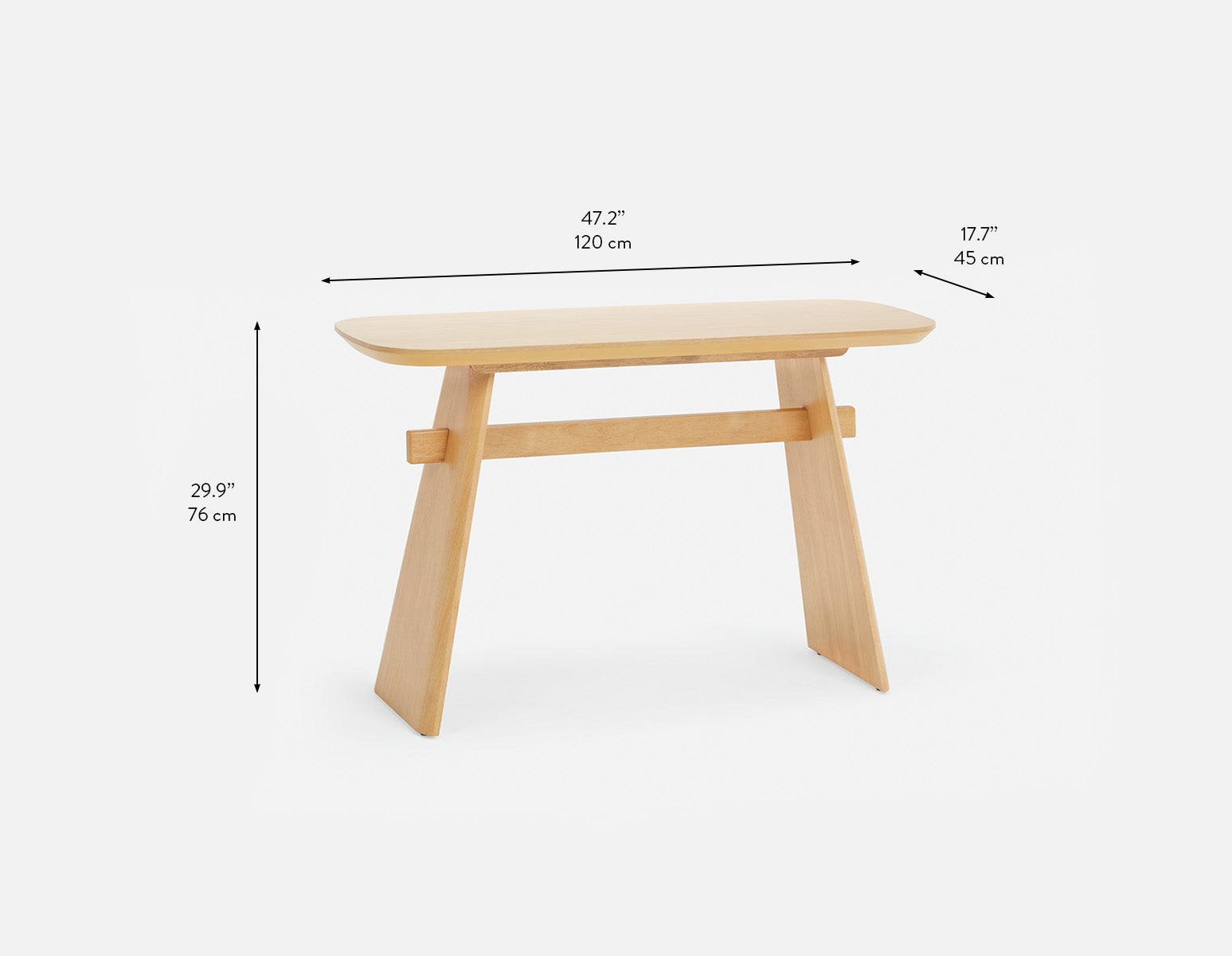 SOLENE console scandinave moderne 120 cm undefined