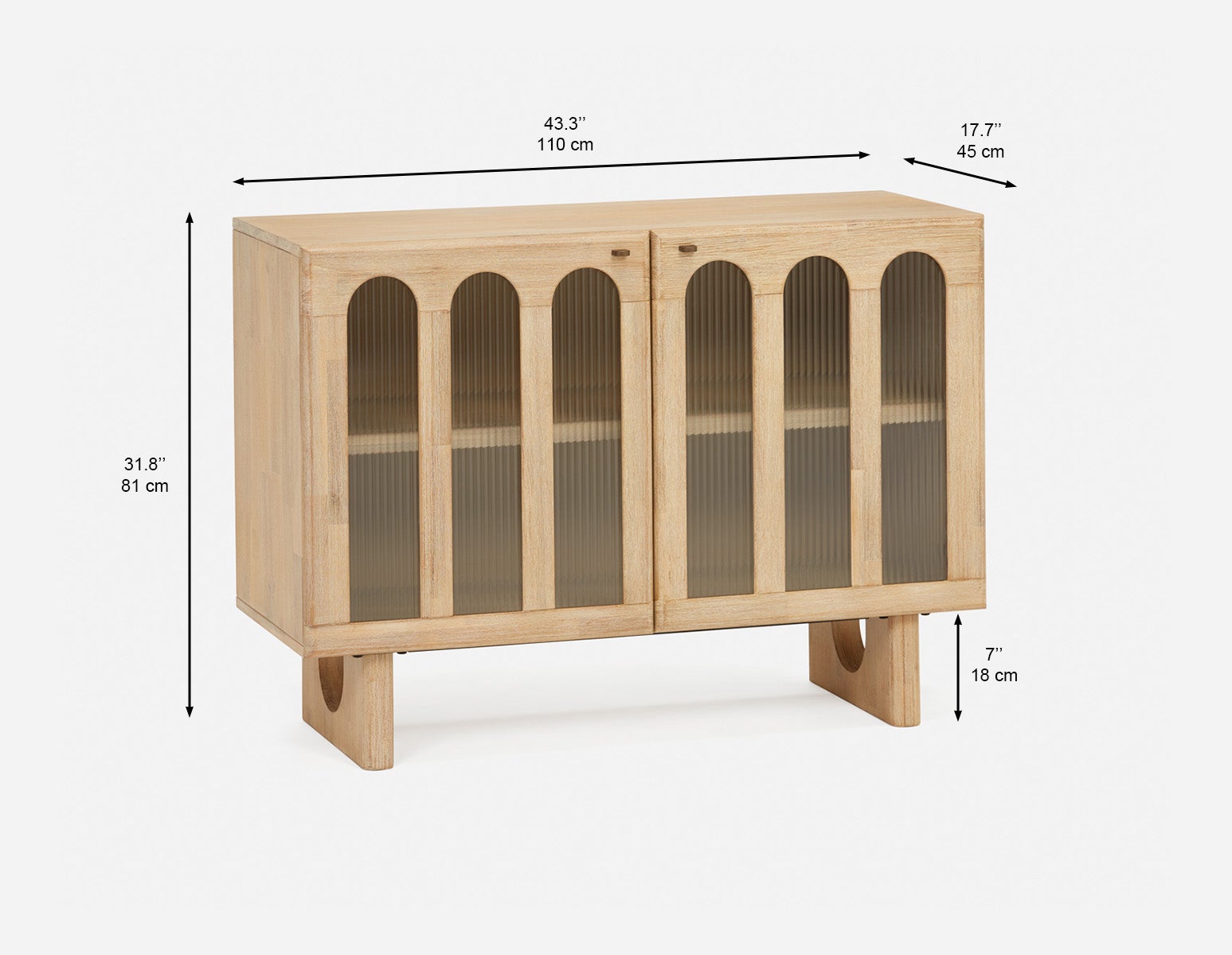 PRIYA elegant 2-door sideboard undefined