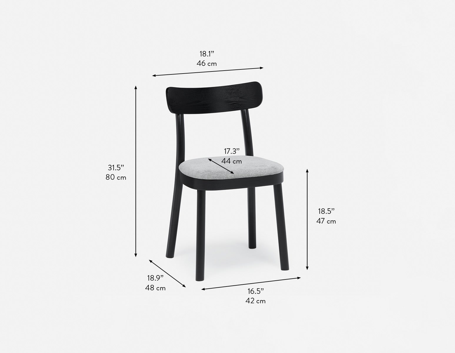 AMELIE modern dining chair undefined