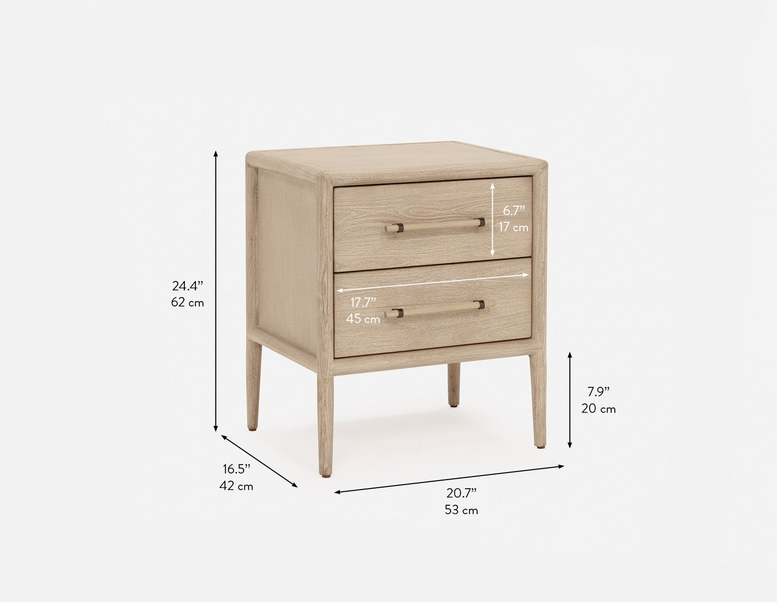 SAHARA table de chevet minimaliste scandinave undefined