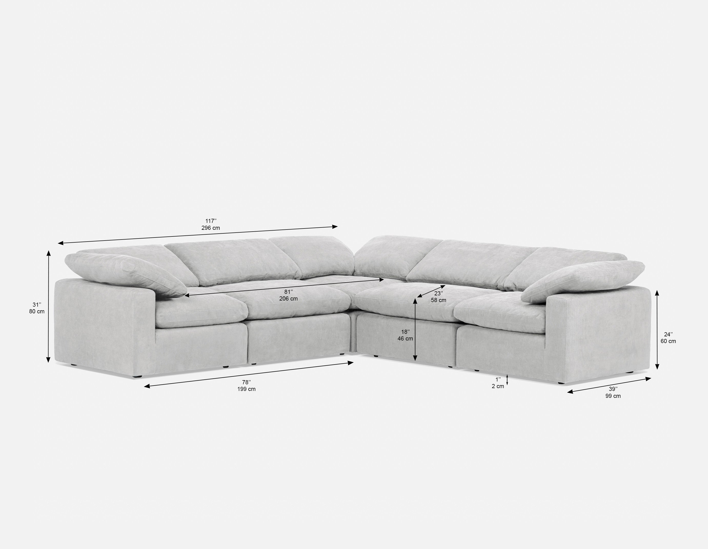 HELIO canapé d’angle modulaire contemporain undefined