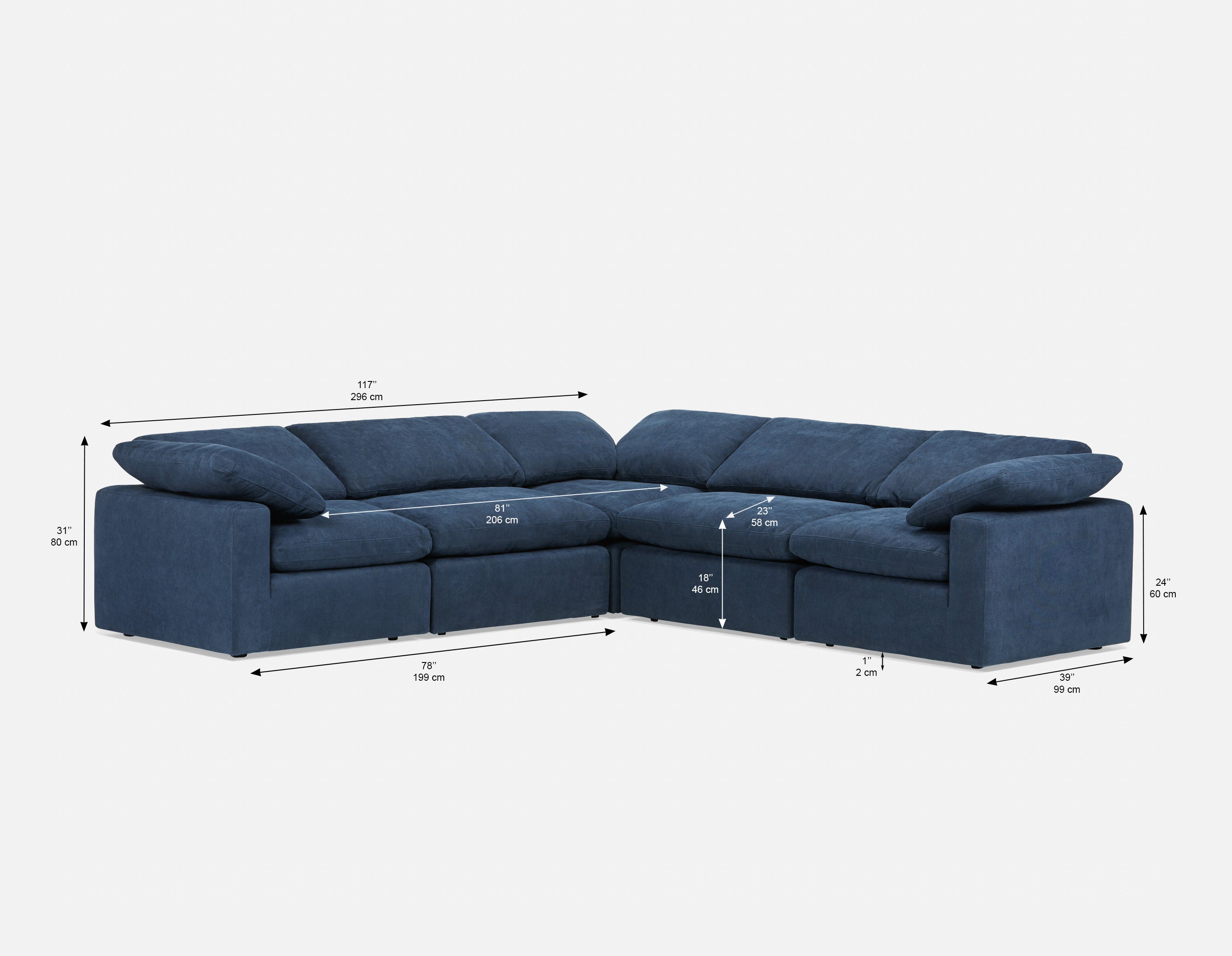 HELIO contemporary modular sectional sofa undefined