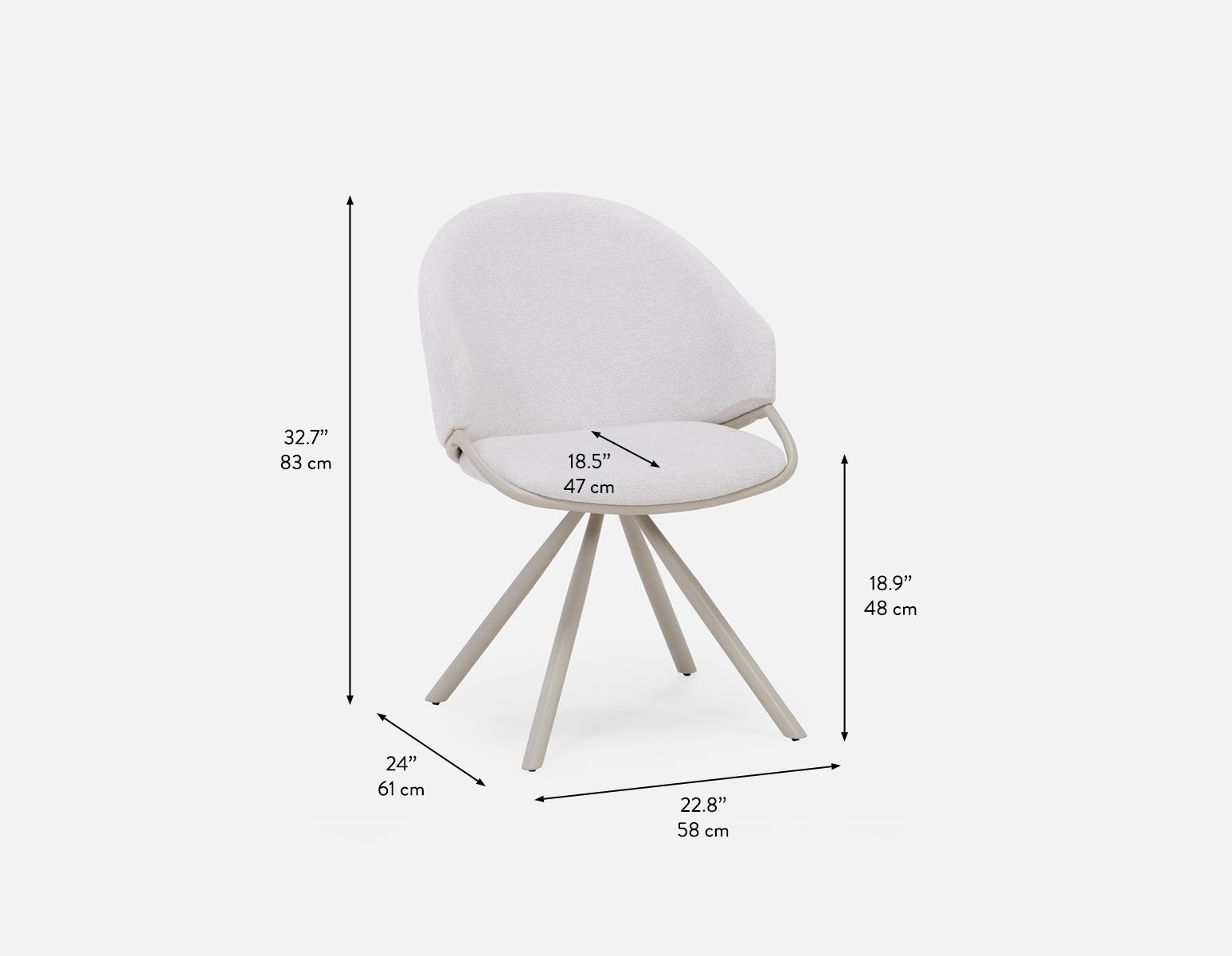 YANO modern contemporary dining chair undefined