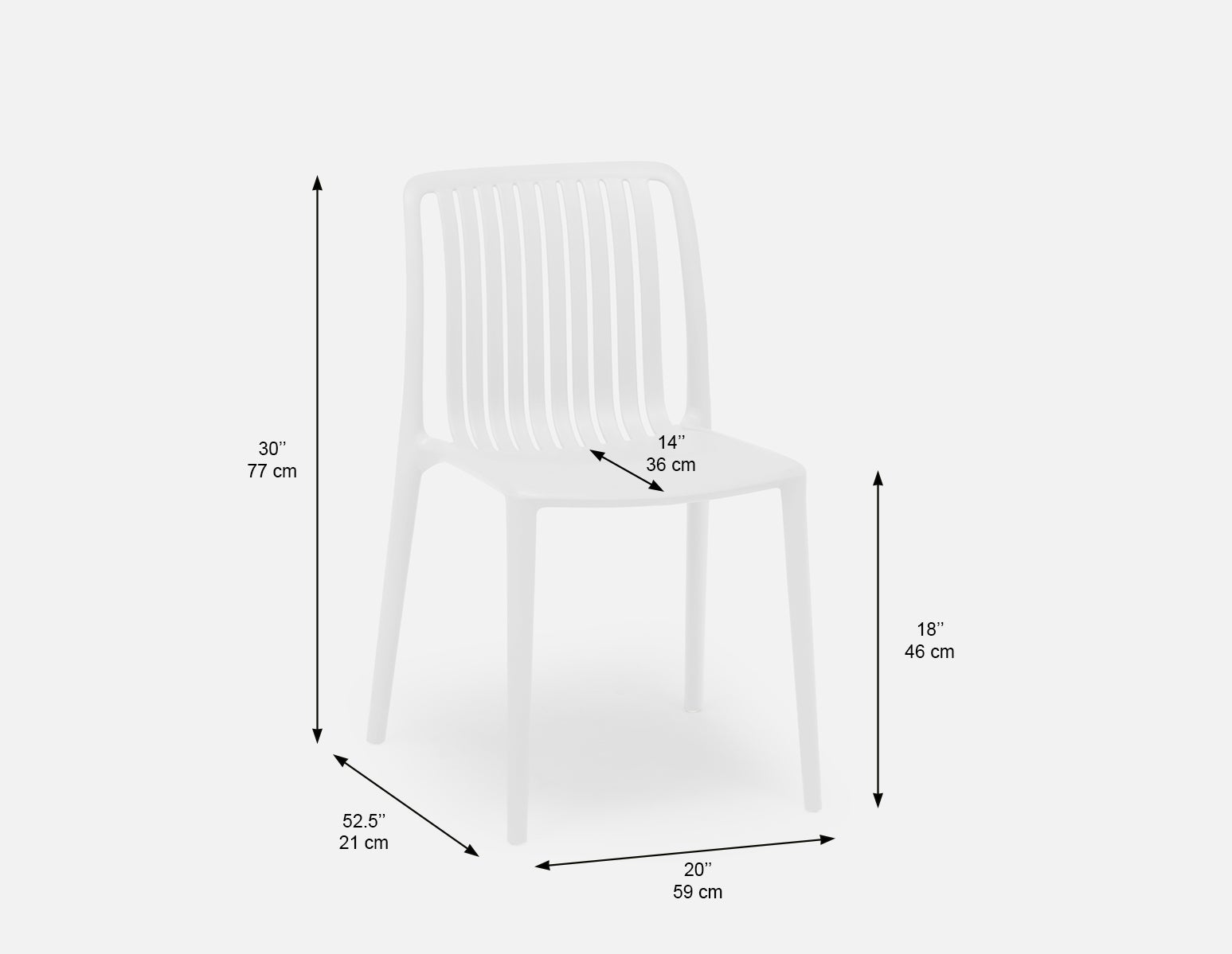 LENNY indoor/outdoor dining chair undefined