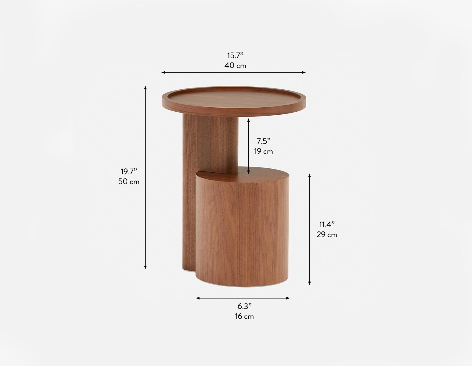 MARCUS modern contemporary end table undefined