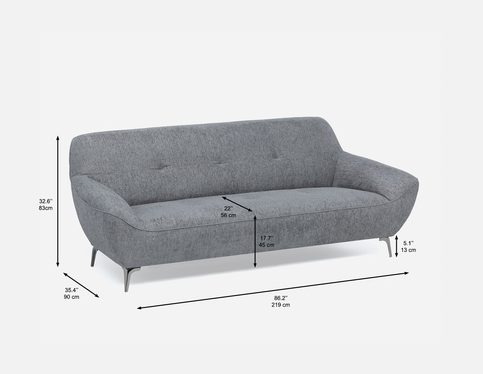 CLOVIS modern style sofa undefined
