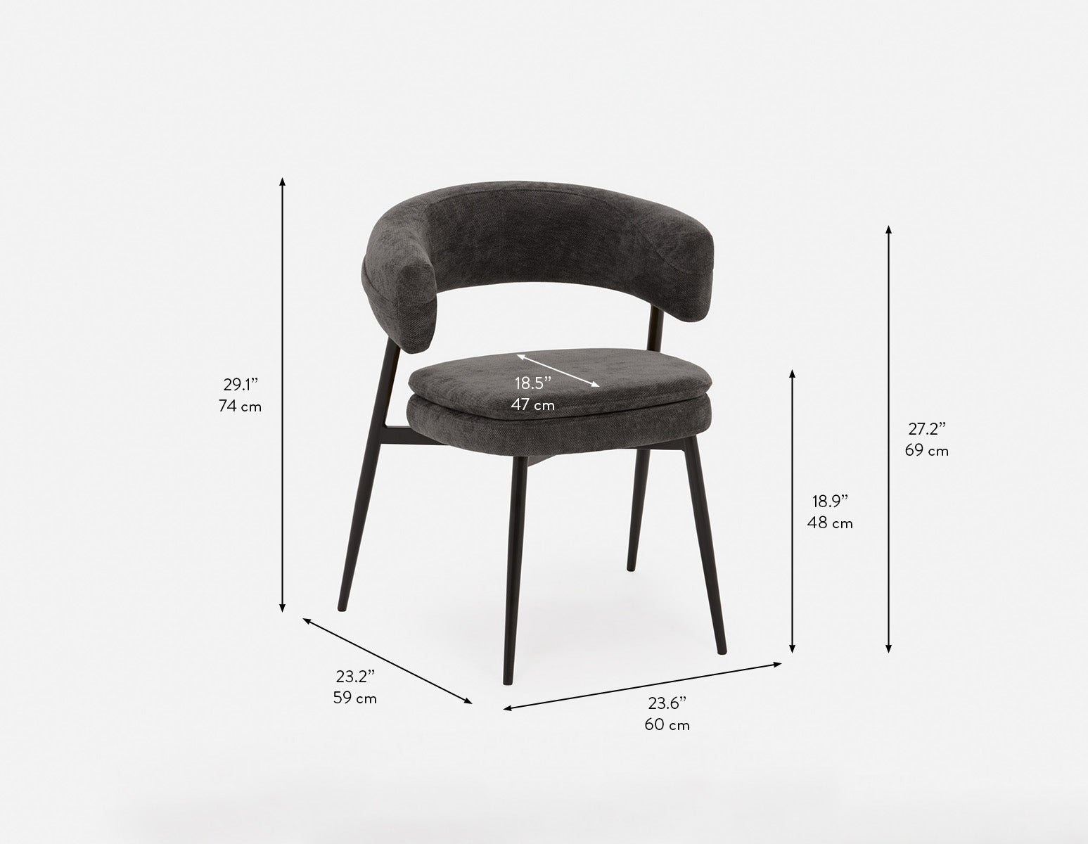 IFRAN modern contemporary dining chair undefined