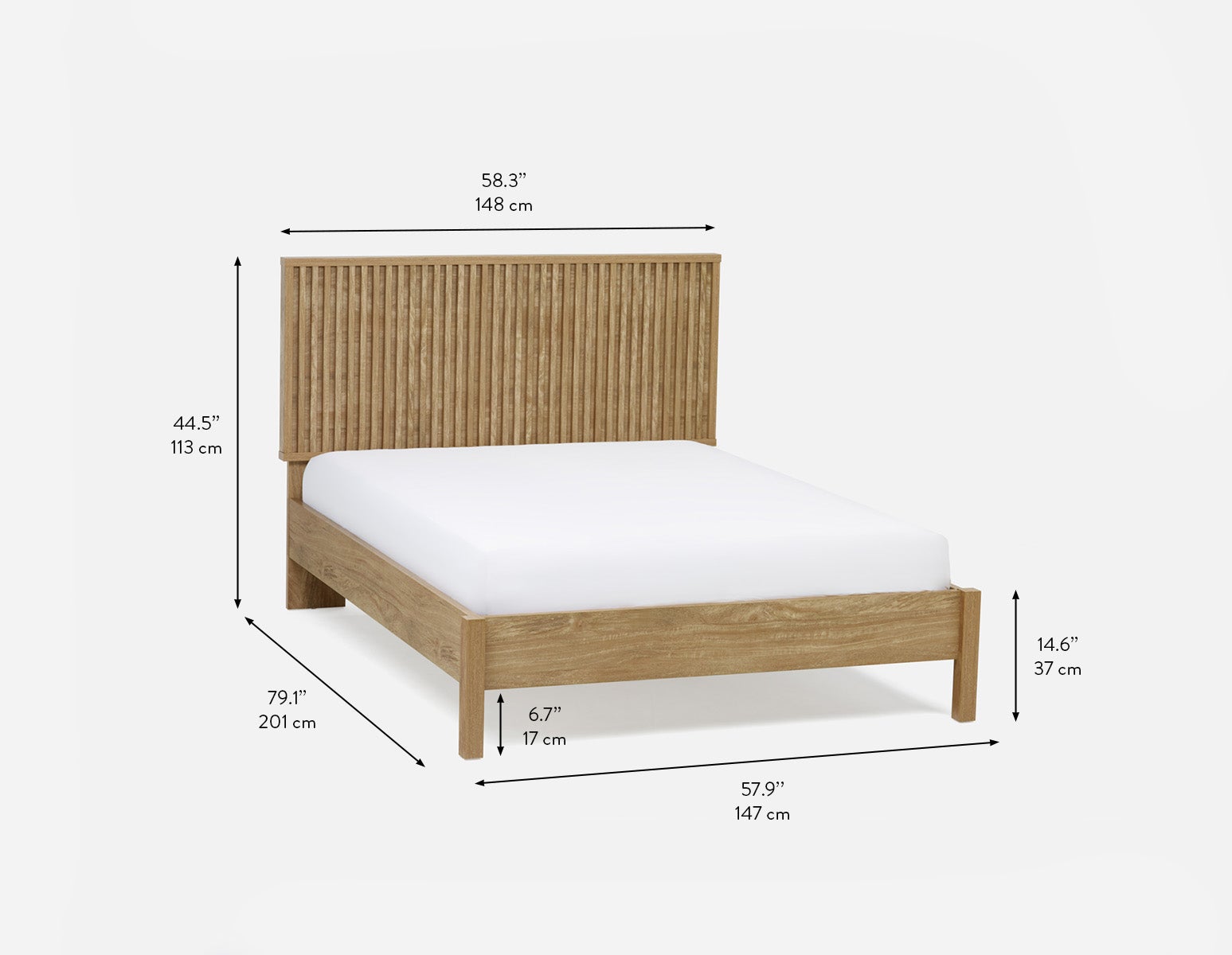 RIONA japandi style double-bed undefined