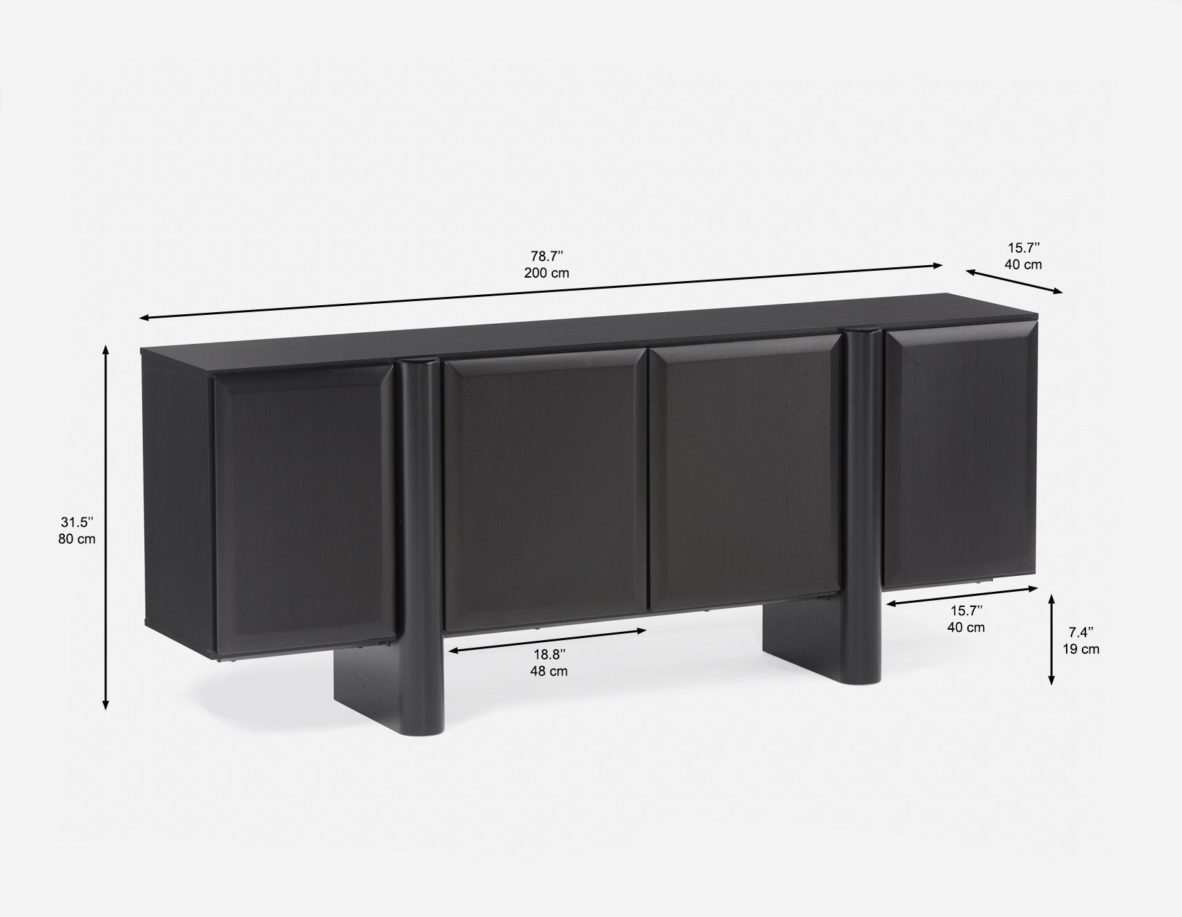 SOLO 4-door sideboard undefined