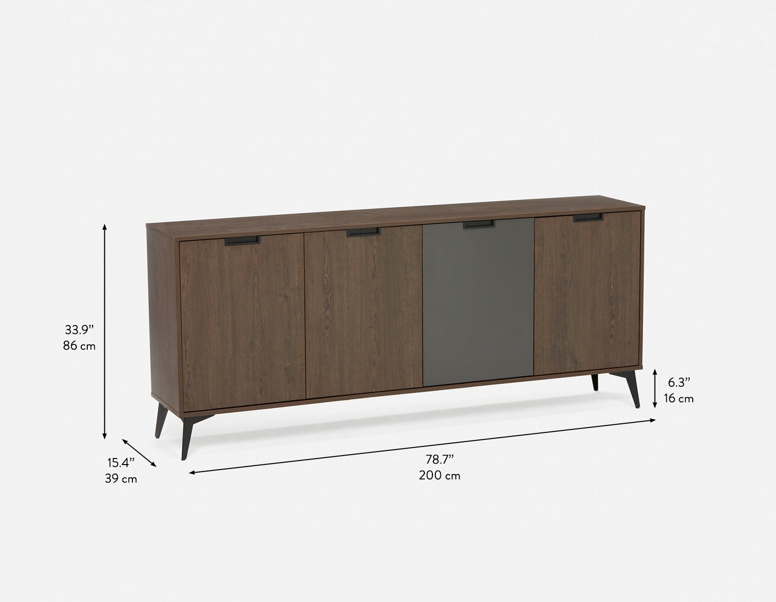 OZZY 4-door sideboard undefined