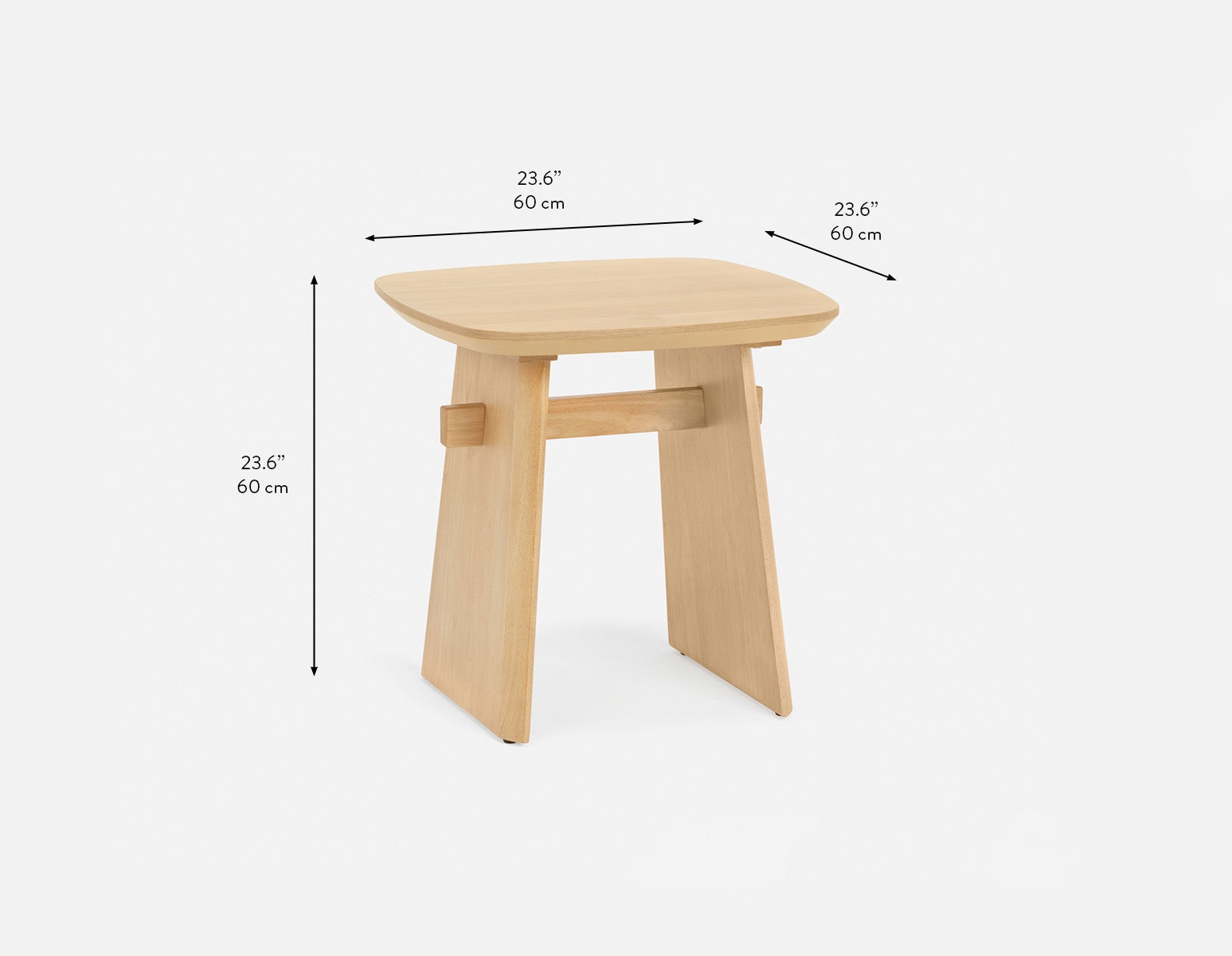 SOLENE modern scandinavian end table undefined