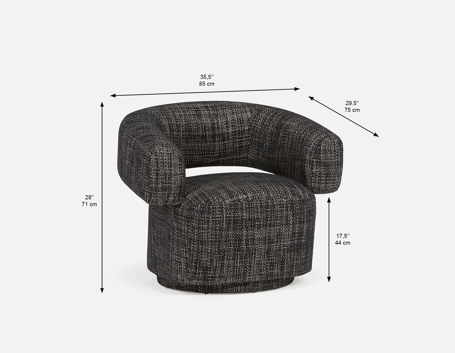 GILBERT fauteuil contemporain undefined