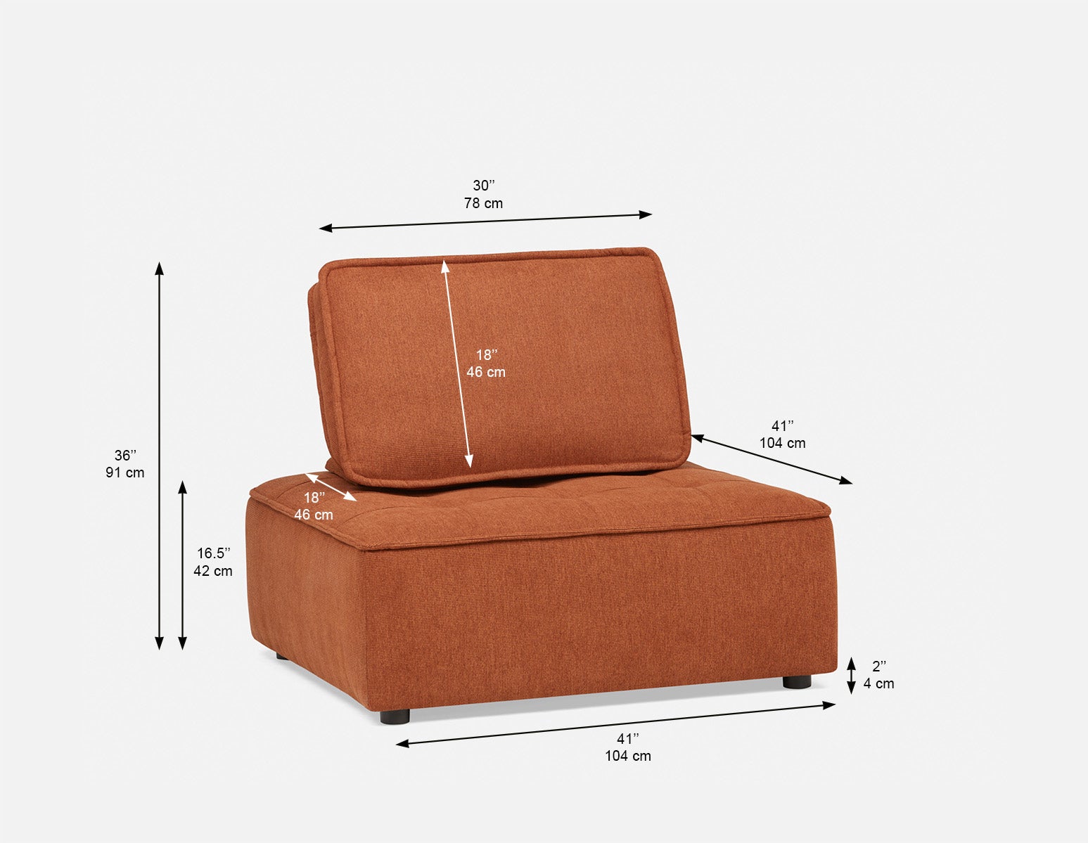 LEON modular sectional sofa customize to fit your space undefined
