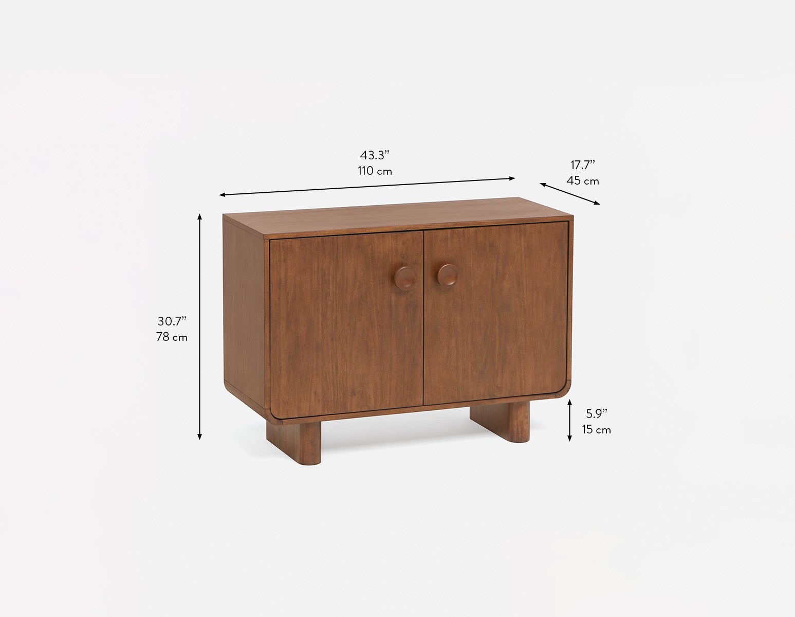 PALMO modern-retro 2-door sideboard undefined