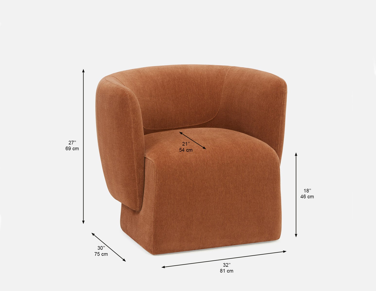 ROANNE accent chair undefined