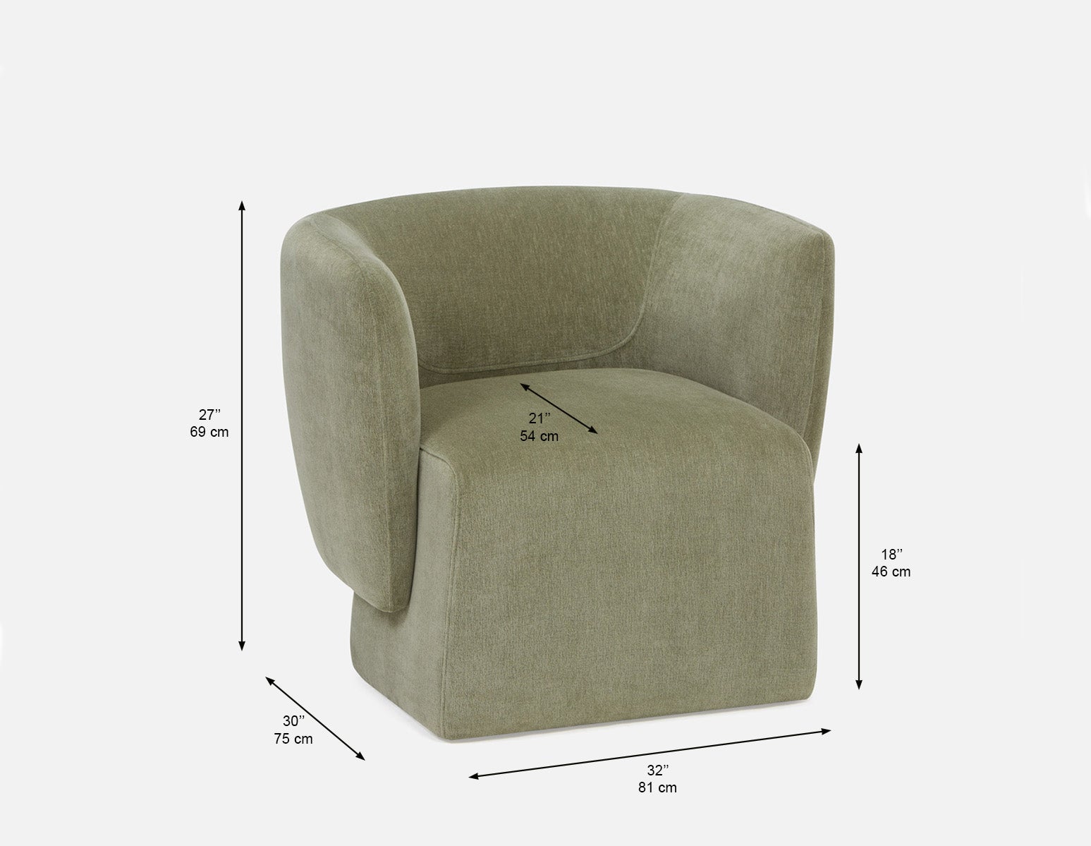 ROANNE accent chair undefined
