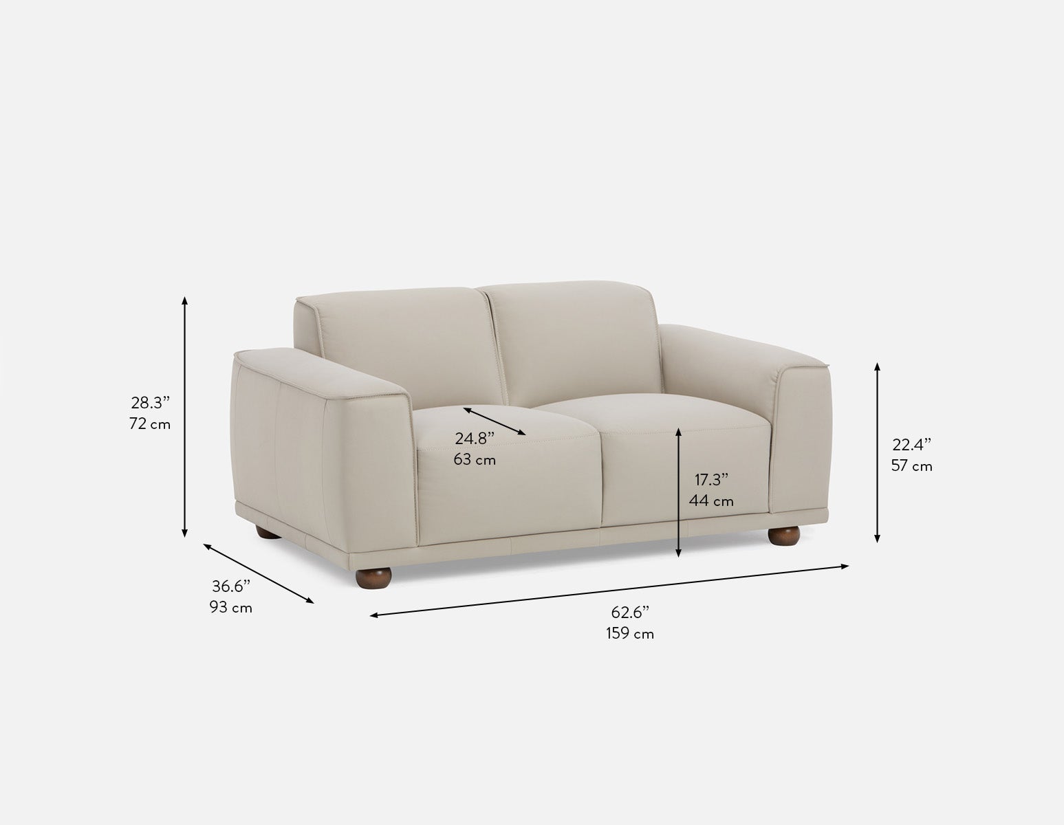 VIGO 100% leather apartment sofa undefined