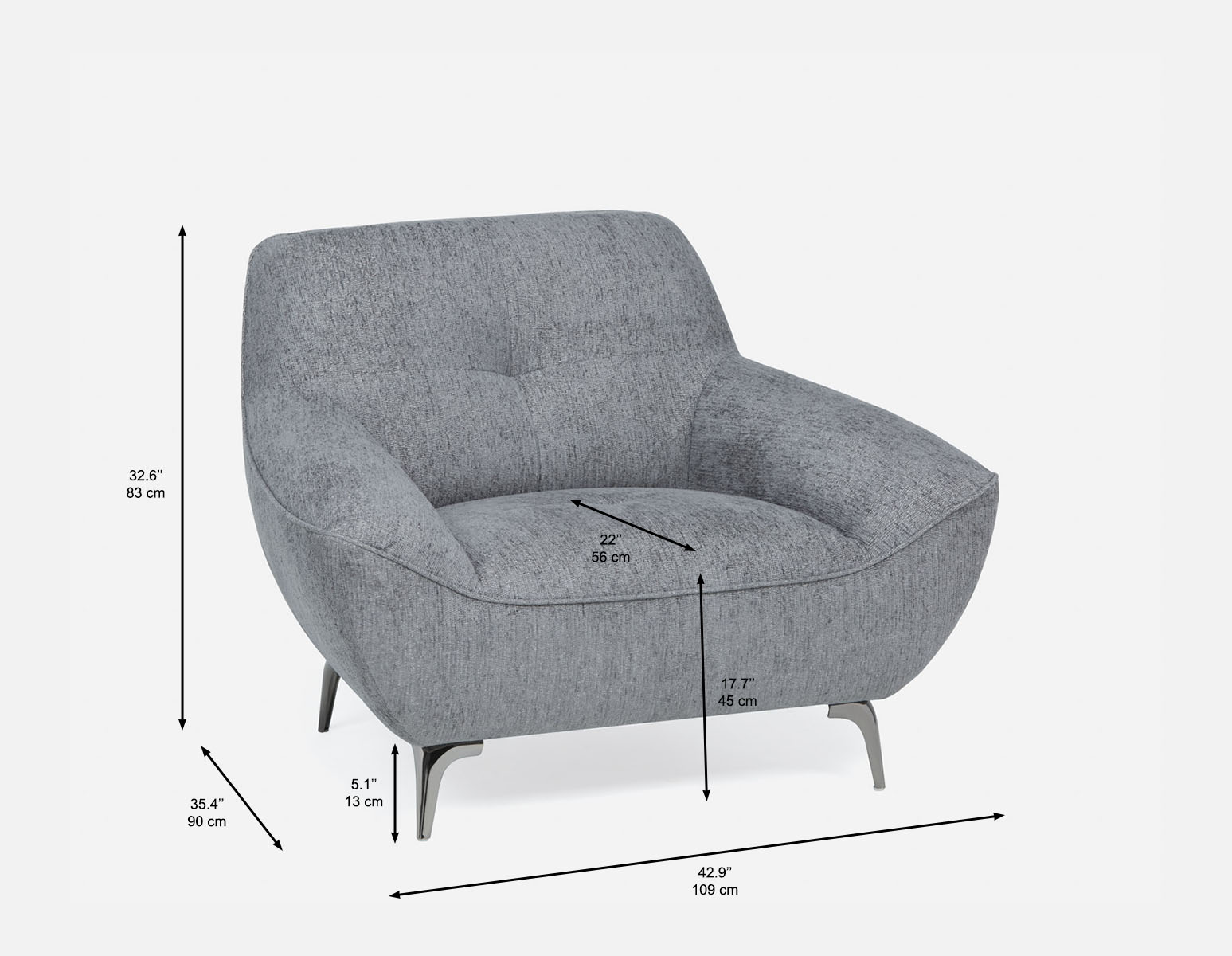 CLOVIS fauteuil style moderne undefined