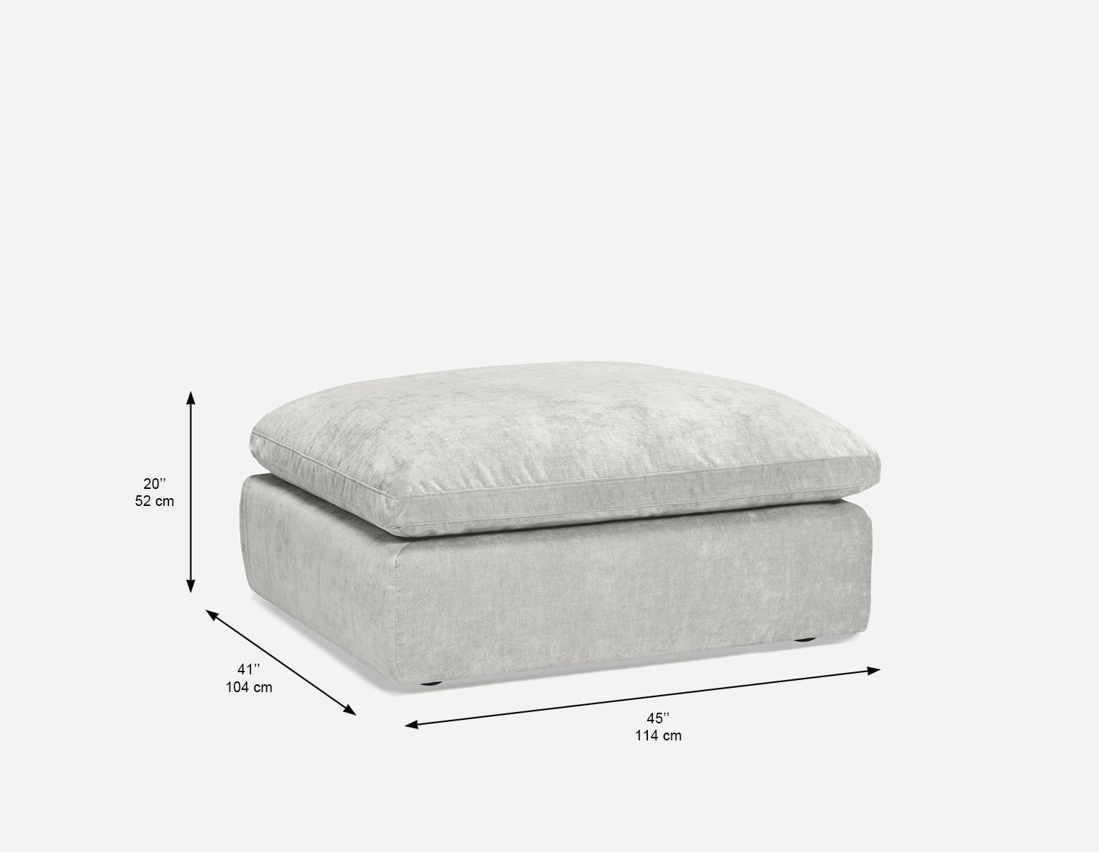 CHABLIS luxurious ottoman undefined