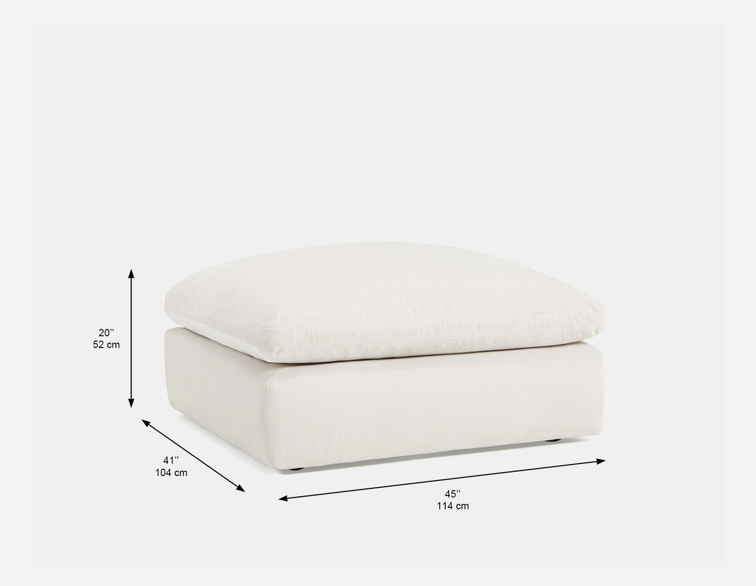 CHABLIS pouf luxueux undefined